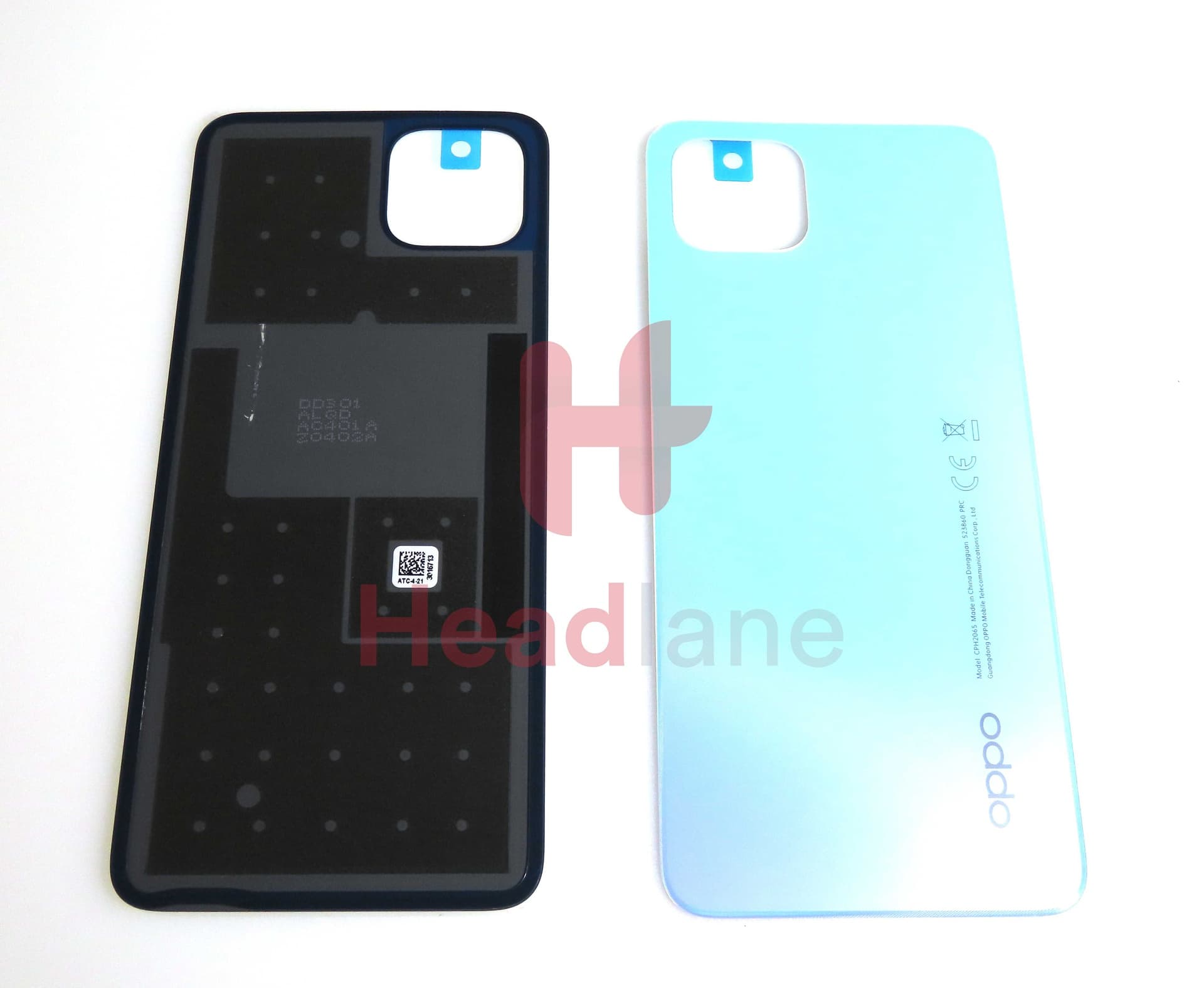 Oppo CPH2065 Reno4 Z 5G Back / Battery Cover - White - 3016713 - Oppo Replacement Part