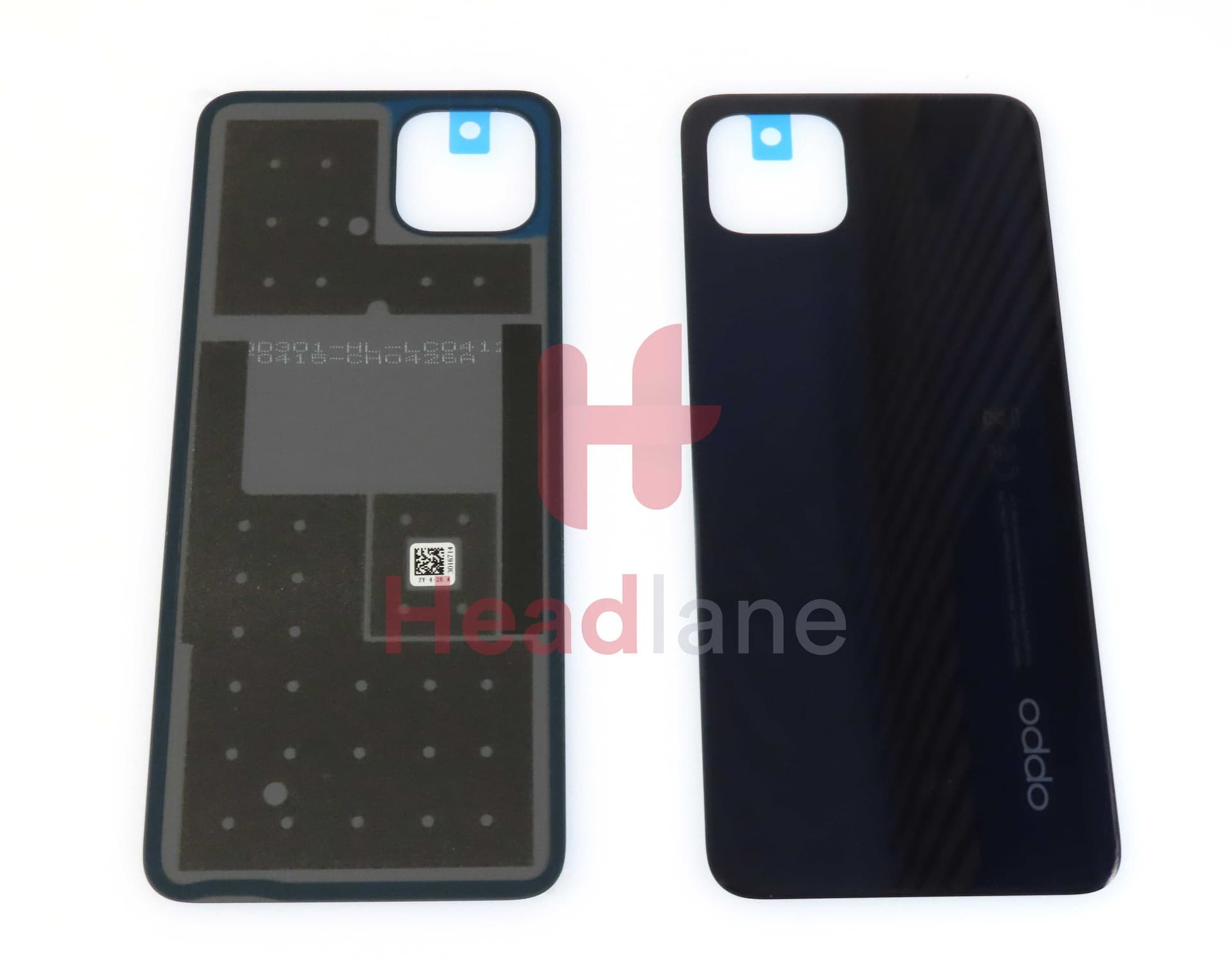 Oppo CPH2065 Reno4 Z 5G Back / Battery Cover - Black - 3016714 - Oppo Replacement Part