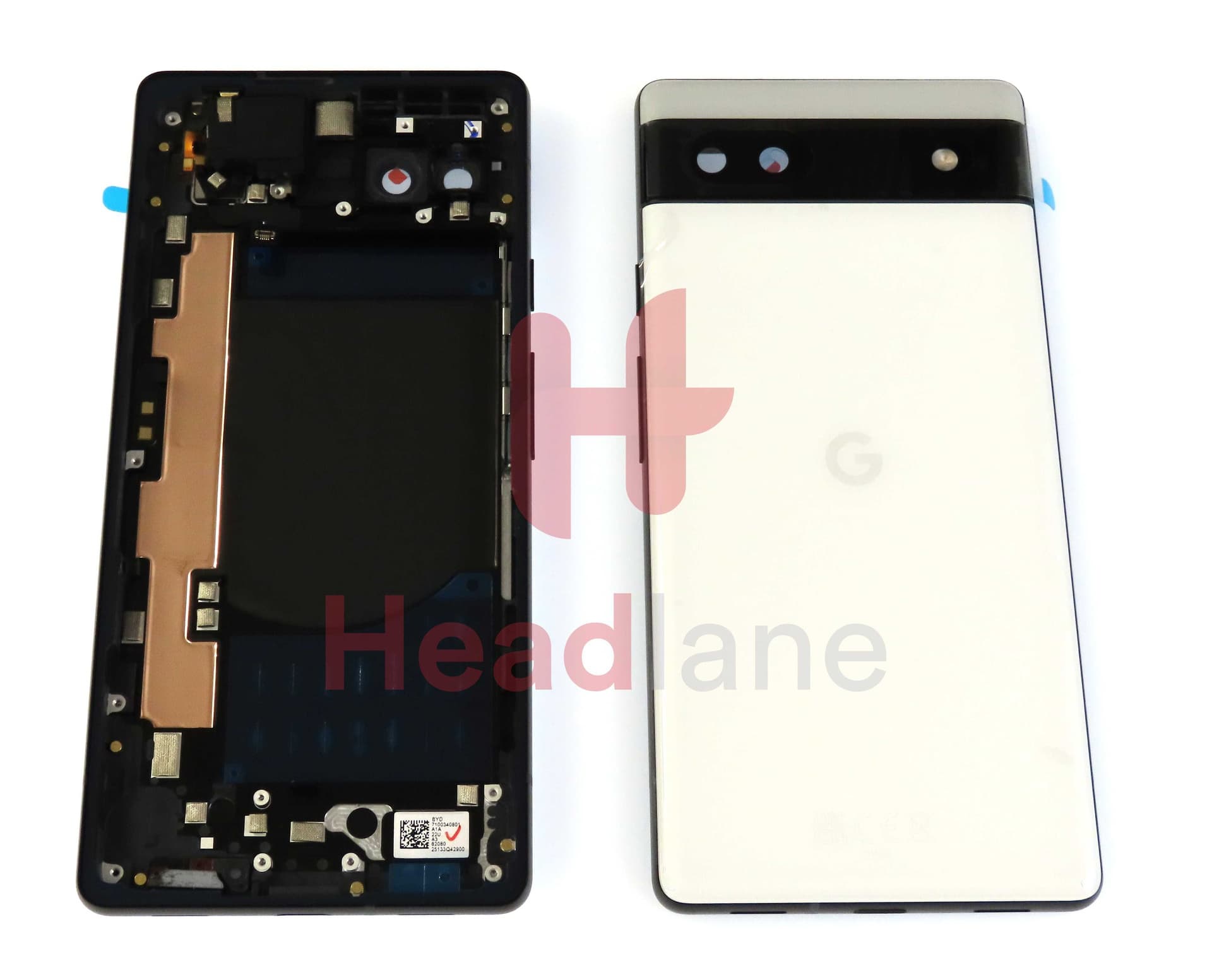 Google Pixel 6a Back / Battery Cover - Chalk - G949-00250-01 - Google Replacement Part