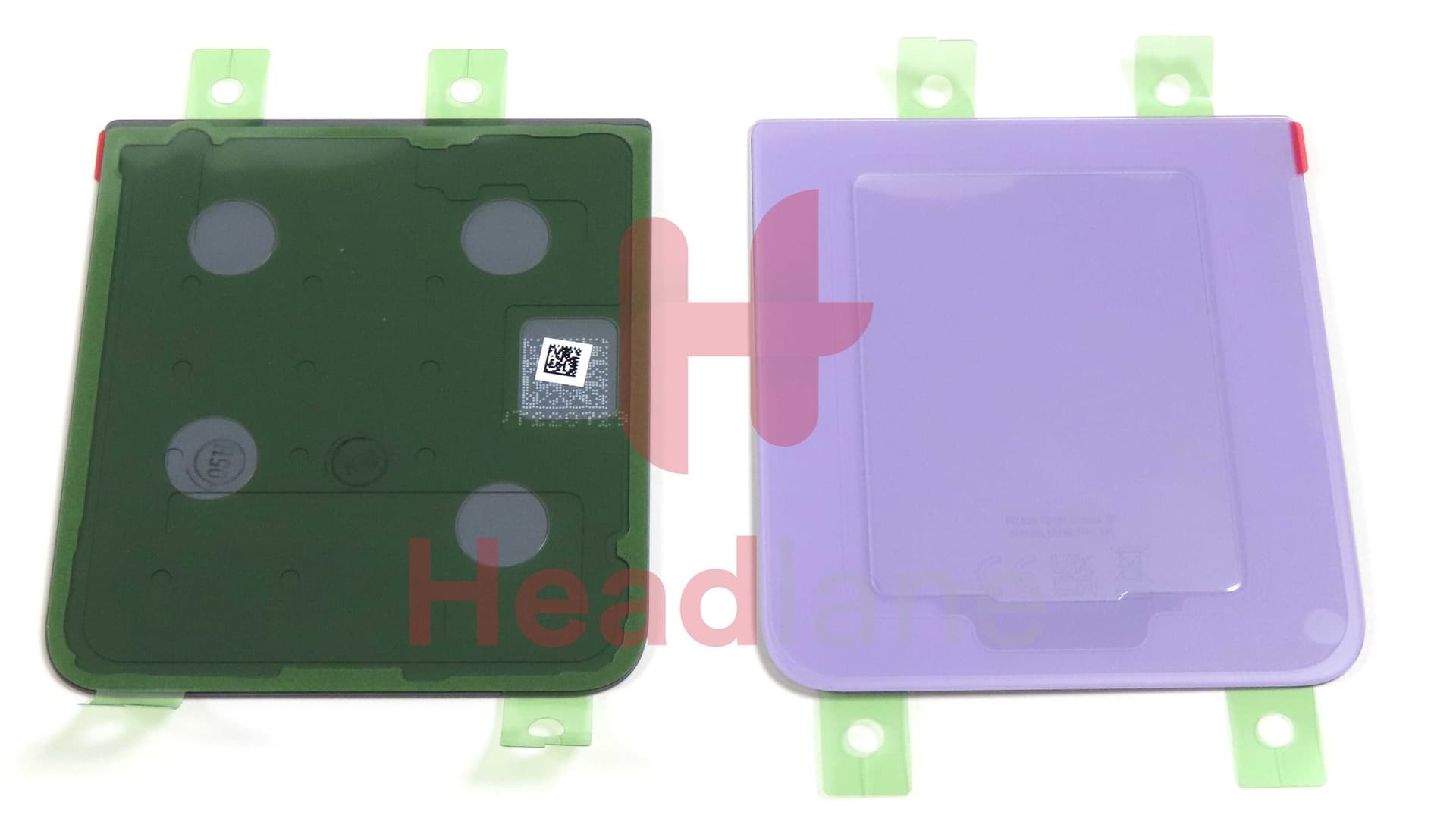 Samsung SM-F721 Galaxy Z Flip4 5G Back / Battery Cover - Purple - GH82-29654K - Samsung Replacement Part