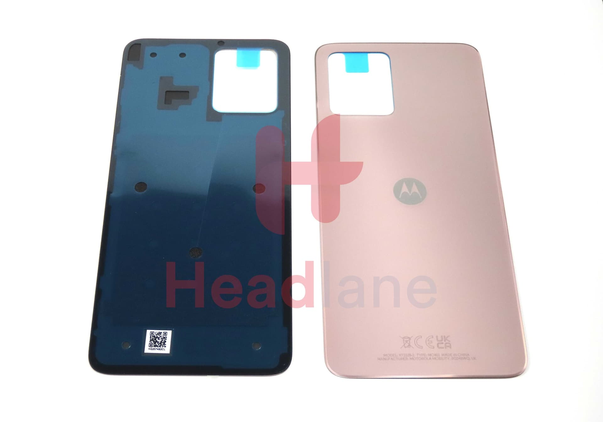 Motorola XT2335 Moto G53 Back / Battery Cover - Pink - 5S58C22141 - Lenovo / Motorola Replacement Part