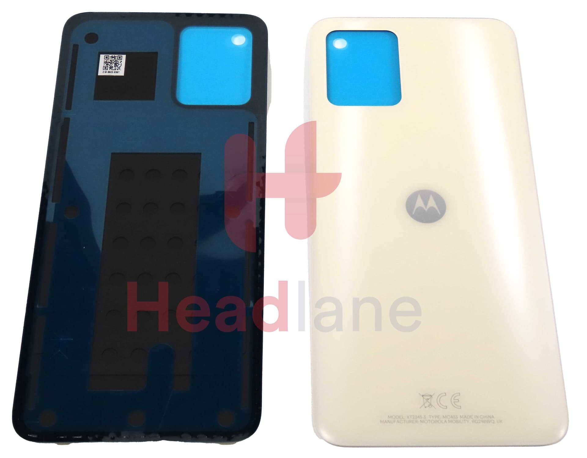 Motorola XT2345 Moto E13 Back / Battery Cover - White - 5S58C22453 - Lenovo / Motorola Replacement Part