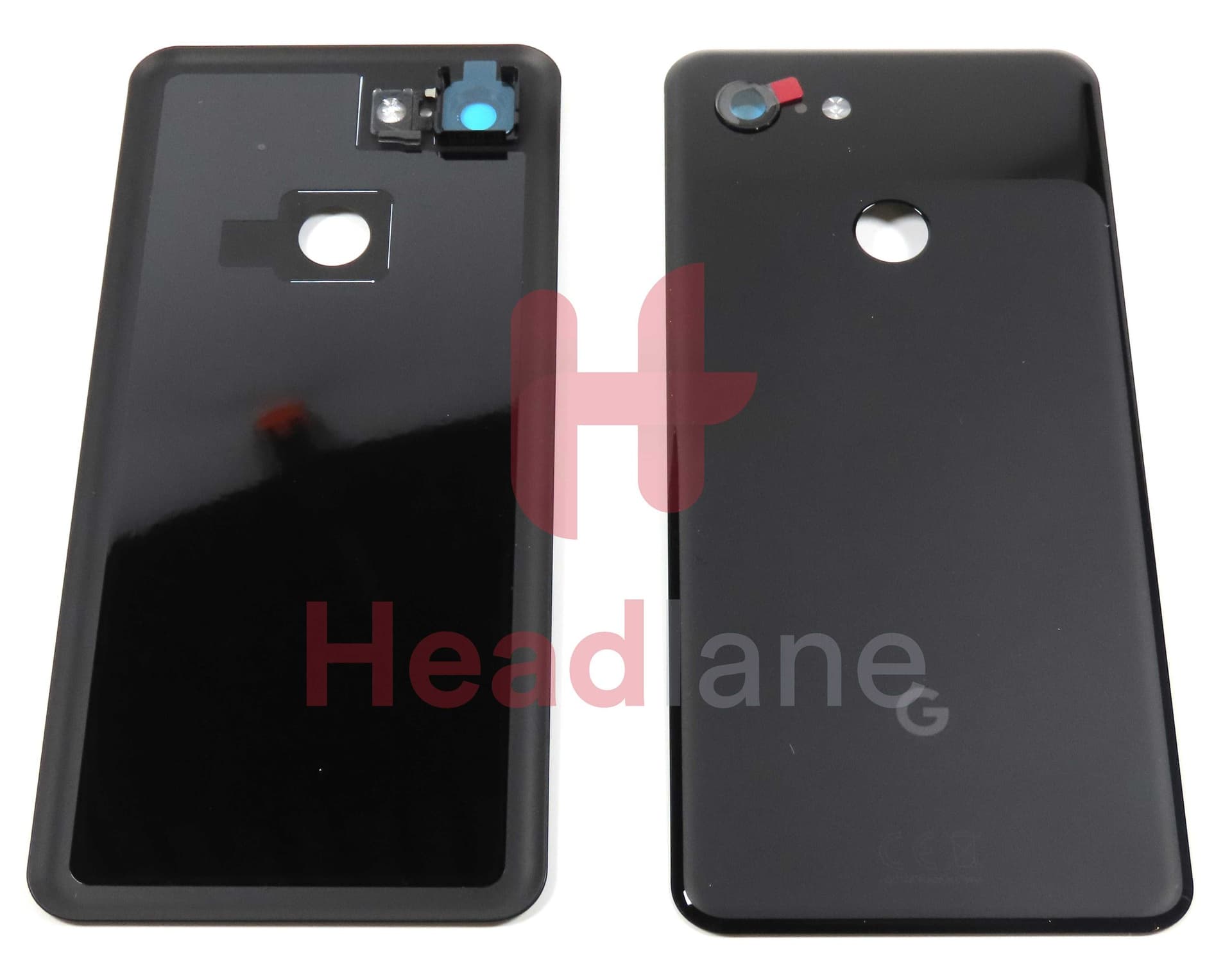 Google Pixel 3 Back / Battery Cover - Just Black - 20GB1BW0S01 - Google Replacement Part