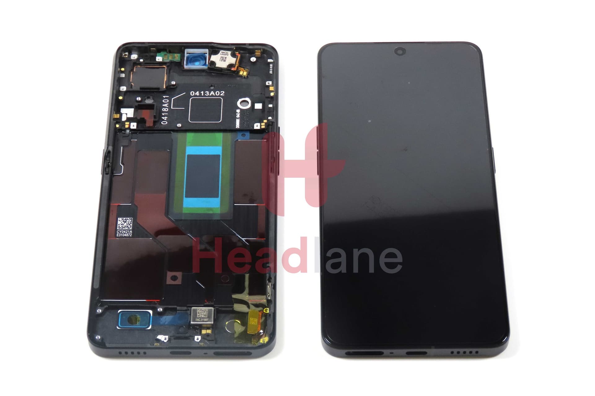 Oppo CPH2357 PFZM10 Reno8 Pro / Reno8 Pro+ LCD Display / Screen + Touch - Black - 4130263 - Oppo Replacement Part
