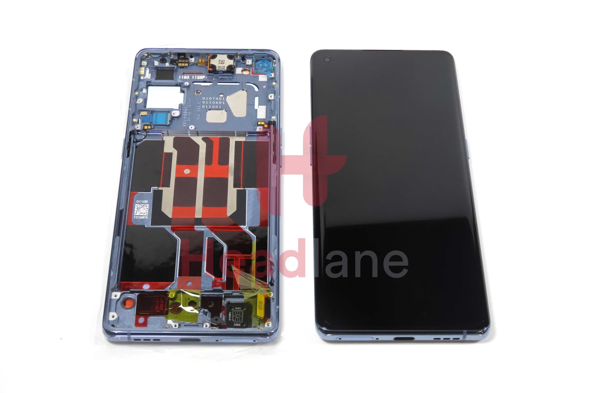 Oppo CPH2247 Reno6 Pro 5G (CPH2247) LCD Display / Screen + Touch - Grey - 4907528 - Oppo Replacement Part