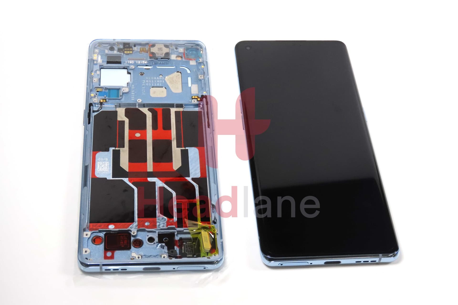 Oppo CPH2247 Reno6 Pro 5G (CPH2247) LCD Display / Screen + Touch - Blue - 4907527 - Oppo Replacement Part