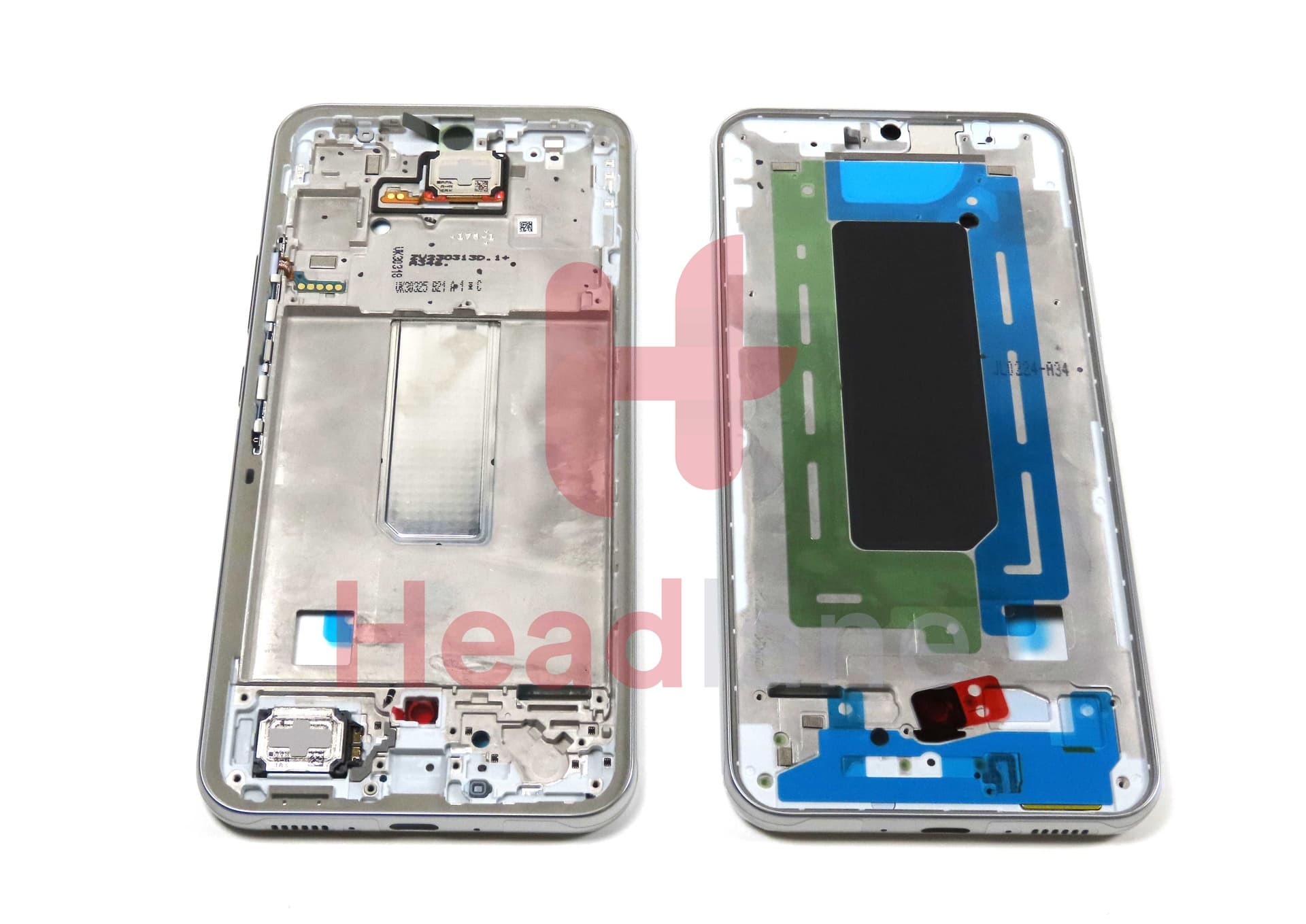 Samsung SM-A346 Galaxy A34 5G Display Frame / Chassis - Silver - GH82-31312B - Samsung Replacement Part