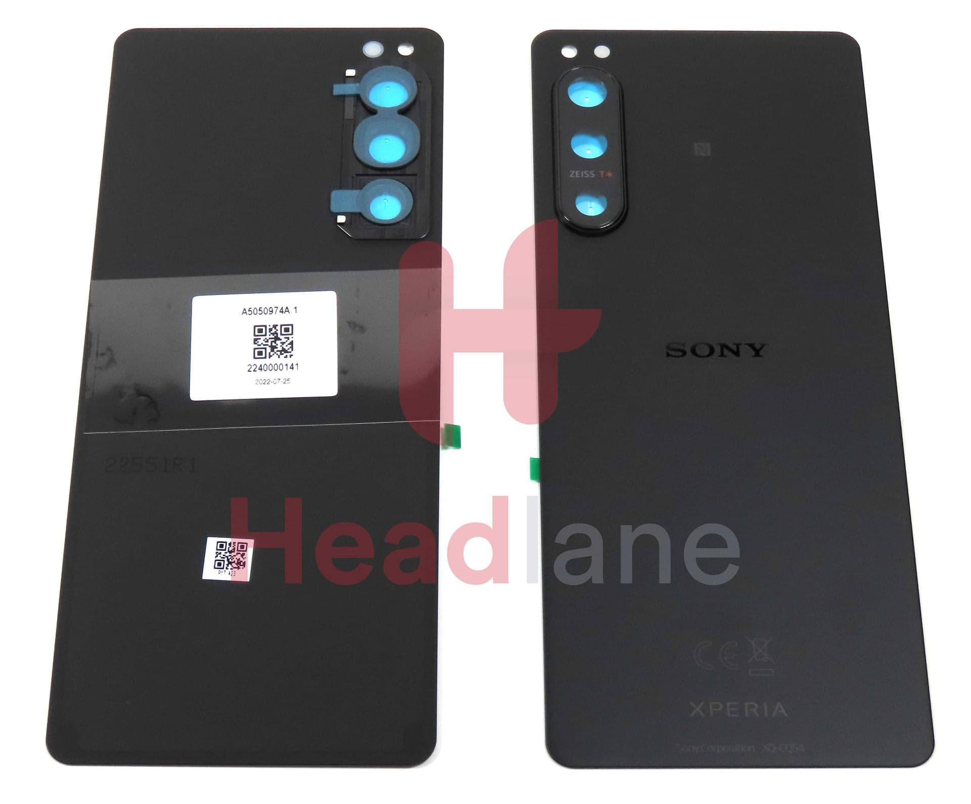 Sony XQ-CQ54 Xperia 5 IV Back / Battery Cover - Black - A5050974A - Sony Replacement Part