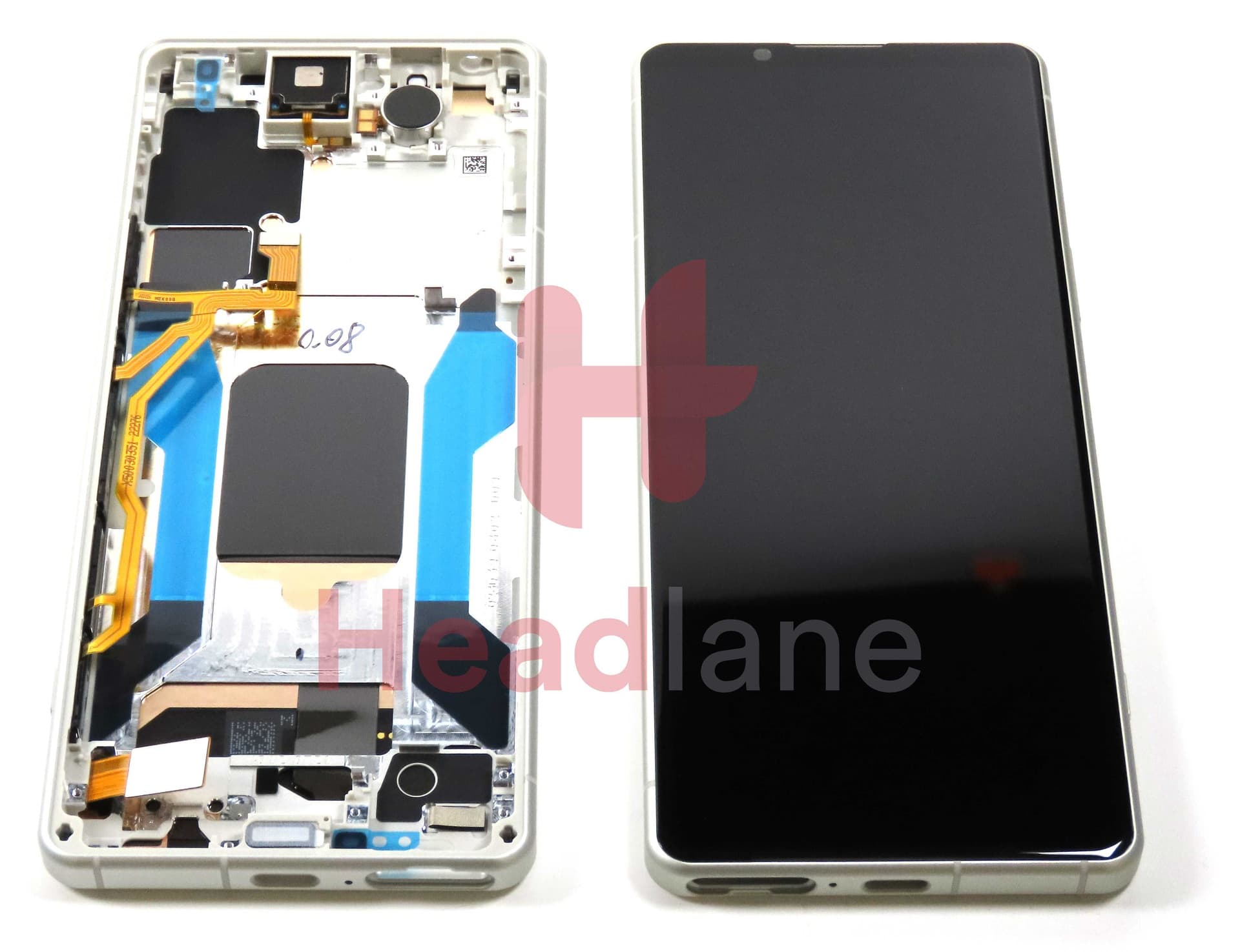 Sony XQ-CQ54 Xperia 5 IV LCD Display / Screen + Touch - White - A5050963A - Sony Replacement Part