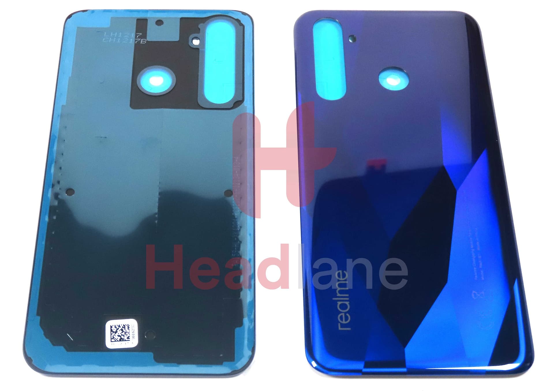 Realme RMX1971 5 Pro Back / Battery Cover - Crystal Blue - 3016237 - Realme Replacement Part