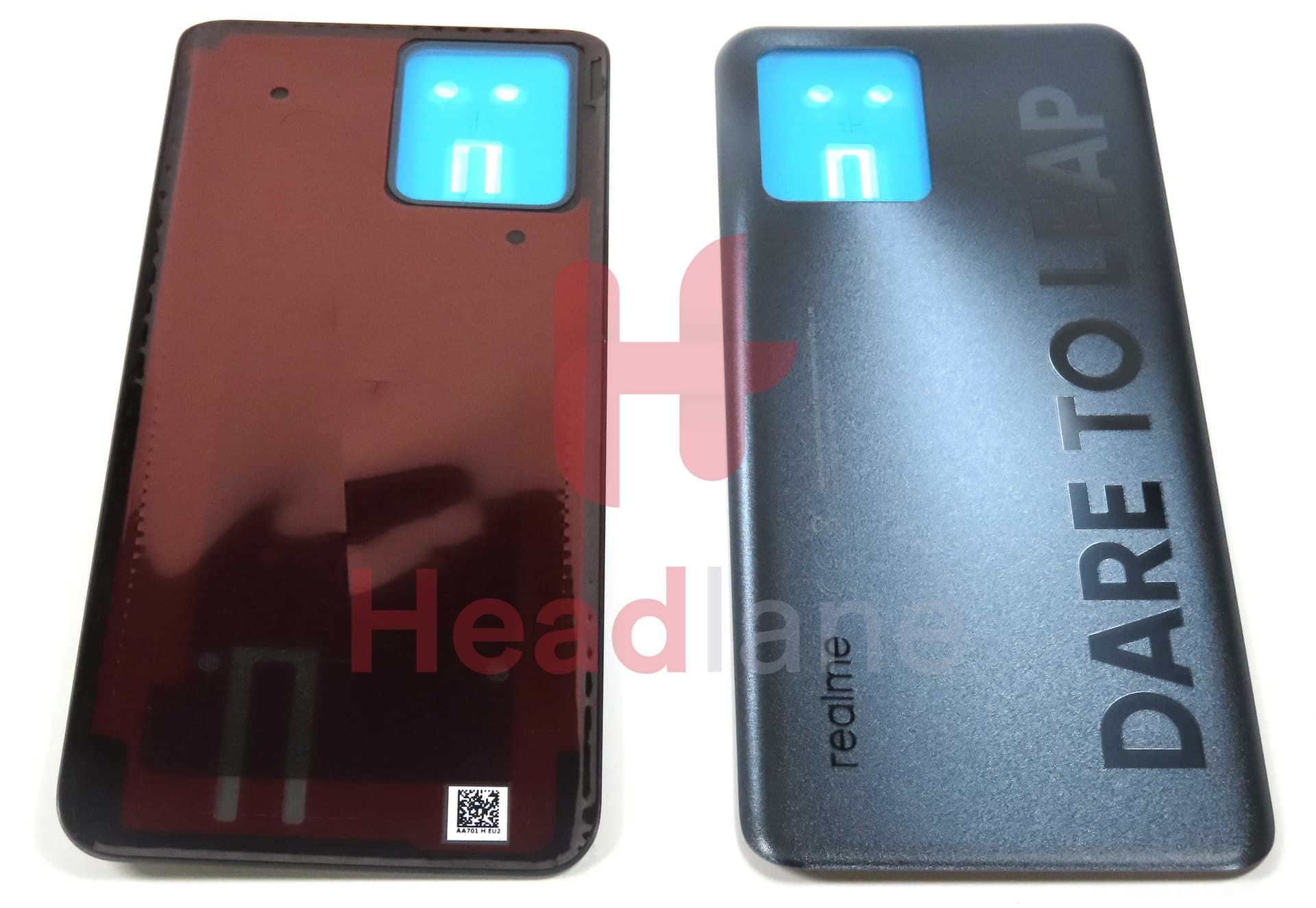 Realme RMX3081 8 Pro Back / Battery Cover - Infinite Black - 3202467 - Realme Replacement Part