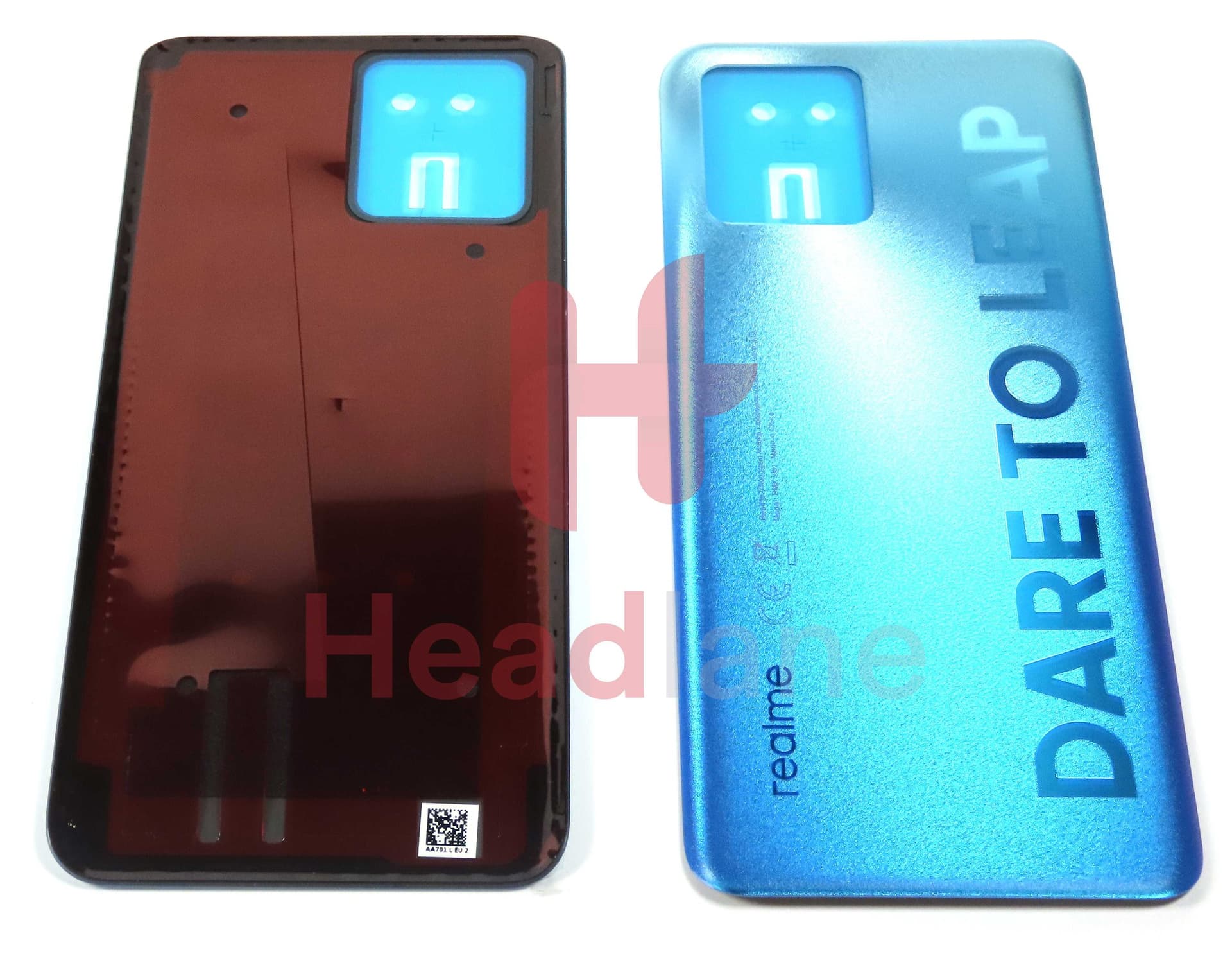 Realme RMX3081 8 Pro Back / Battery Cover - Infinite Blue - 3202468 - Realme Replacement Part