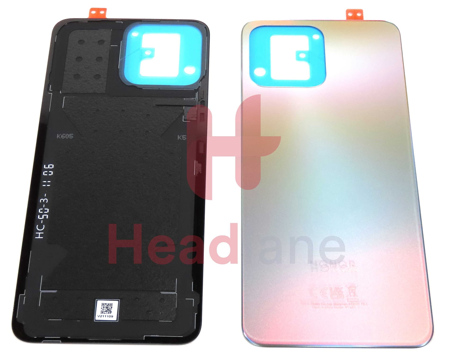 Honor X8 4G Back / Battery Cover - Silver - 0235ABUW - Honor Replacement Part