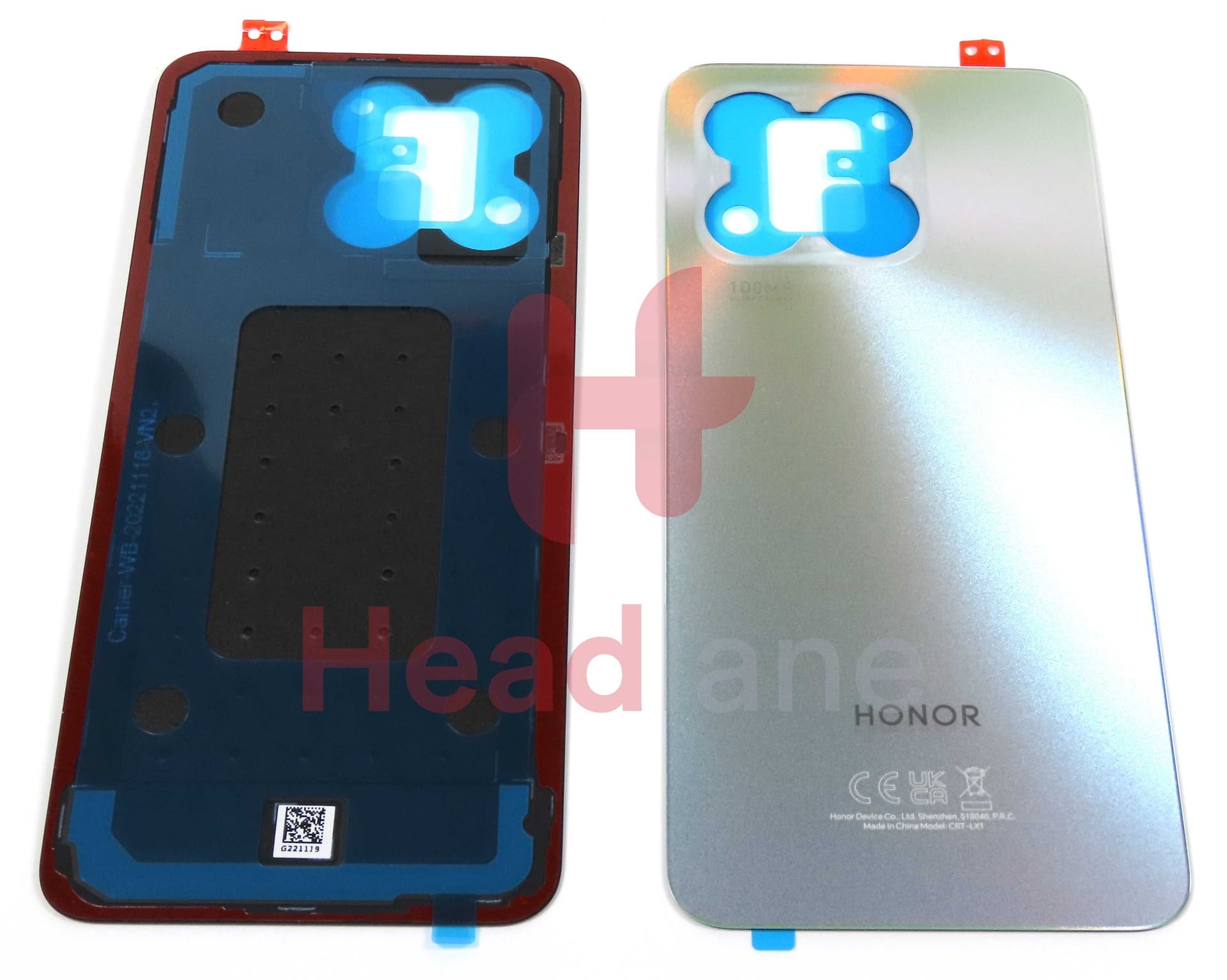 Honor X8a Back / Battery Cover - Silver - 0235AEUR - Honor Replacement Part