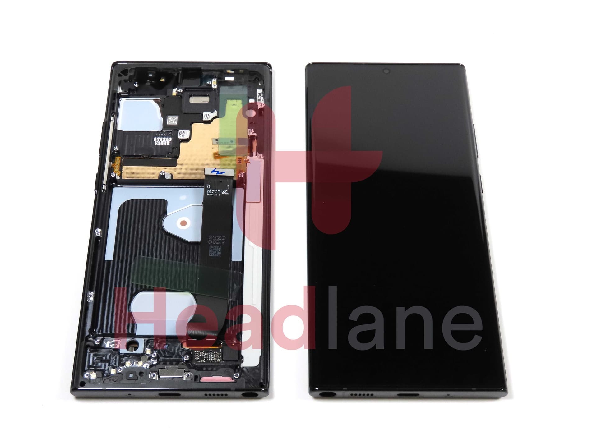 Samsung SM-N986 N985 Galaxy Note 20 Ultra 5G /4G LCD Display / Screen + Touch - Black (No Camera) - GH82-31460A - Samsung Replacement Part