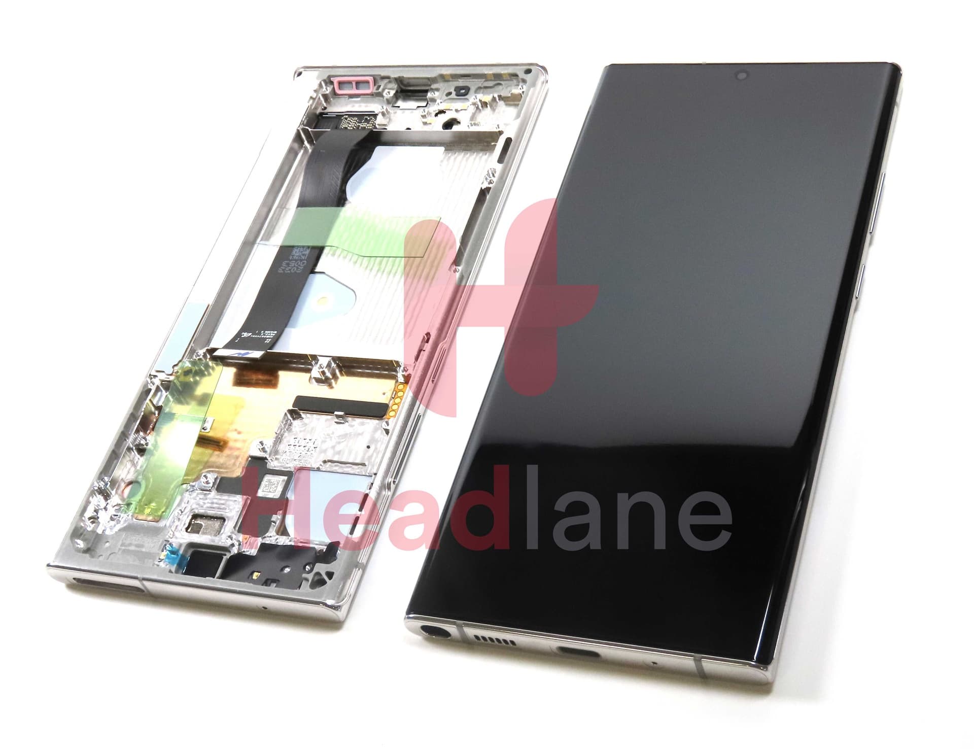 Samsung SM-N986 N985 Galaxy Note 20 Ultra 5G /4G LCD Display / Screen + Touch - White (No Camera) - GH82-31458C - Samsung Replacement Part