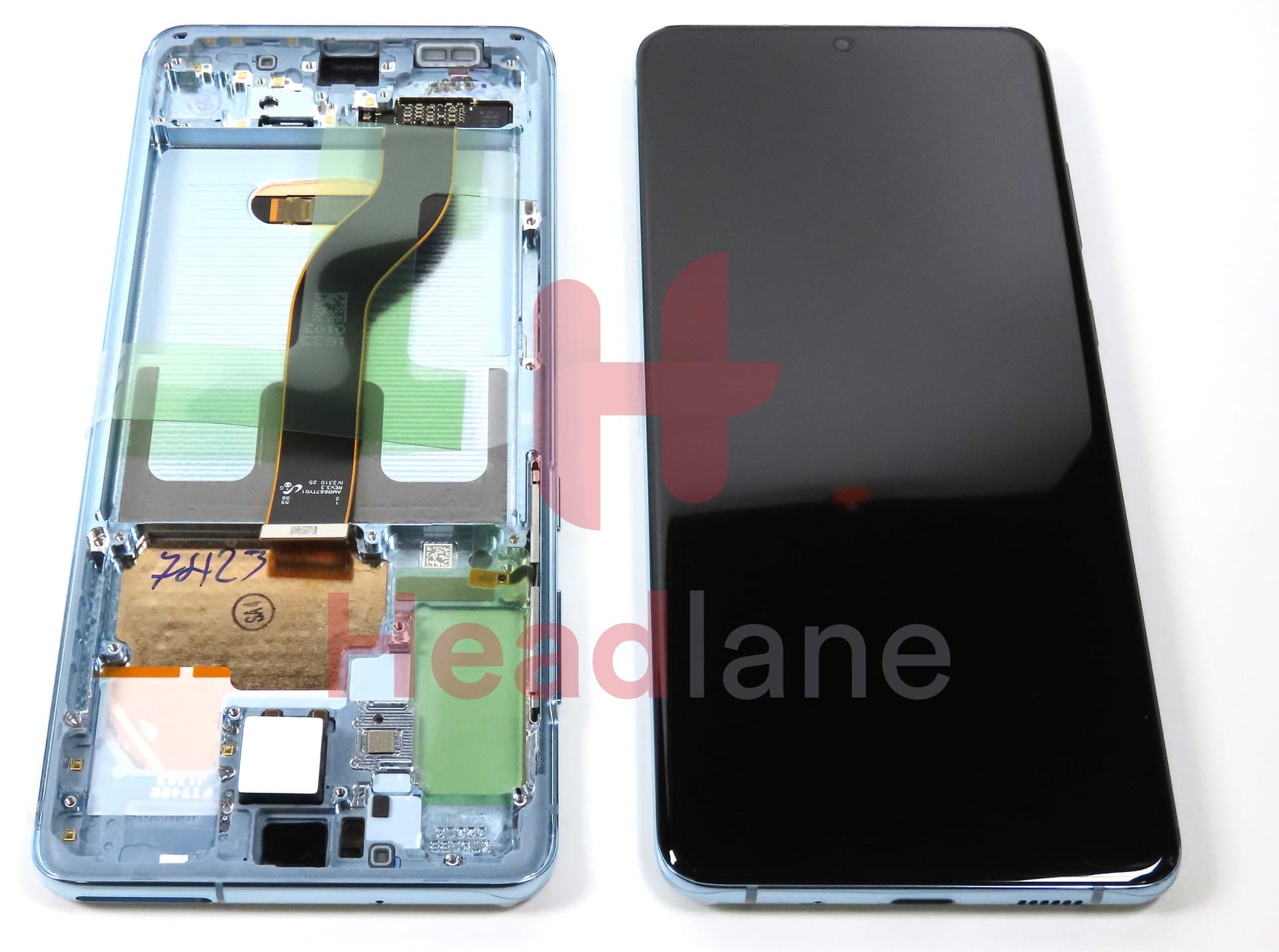 Samsung SM-G986 Galaxy S20+ / S20 Plus LCD Display / Screen + Touch - Cloud Blue (No Camera) - GH82-31441D - Samsung Replacement Part