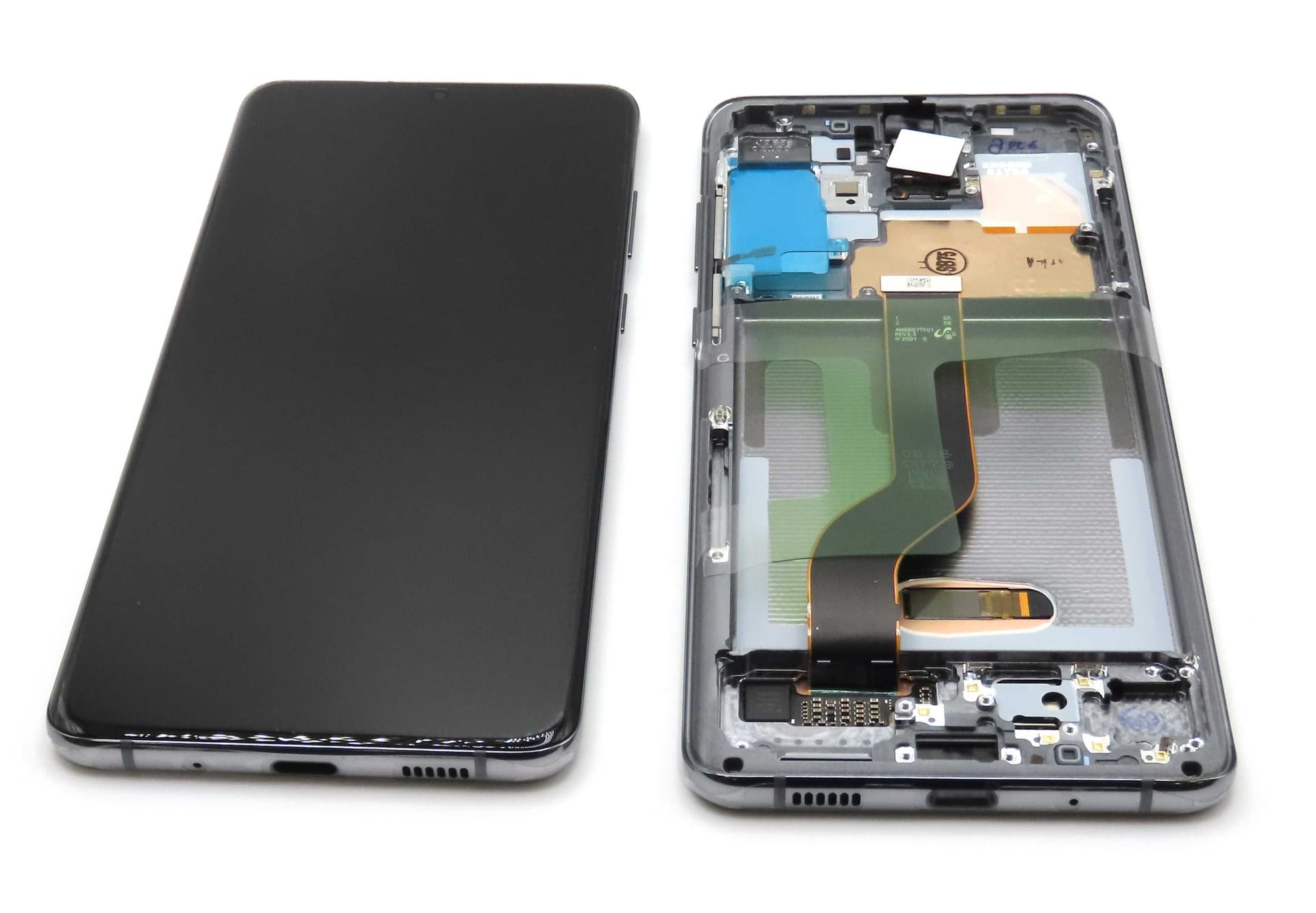 Samsung SM-G986 Galaxy S20+ / S20 Plus LCD Display / Screen + Touch - Grey (No Camera) - GH82-31441E - Samsung Replacement Part
