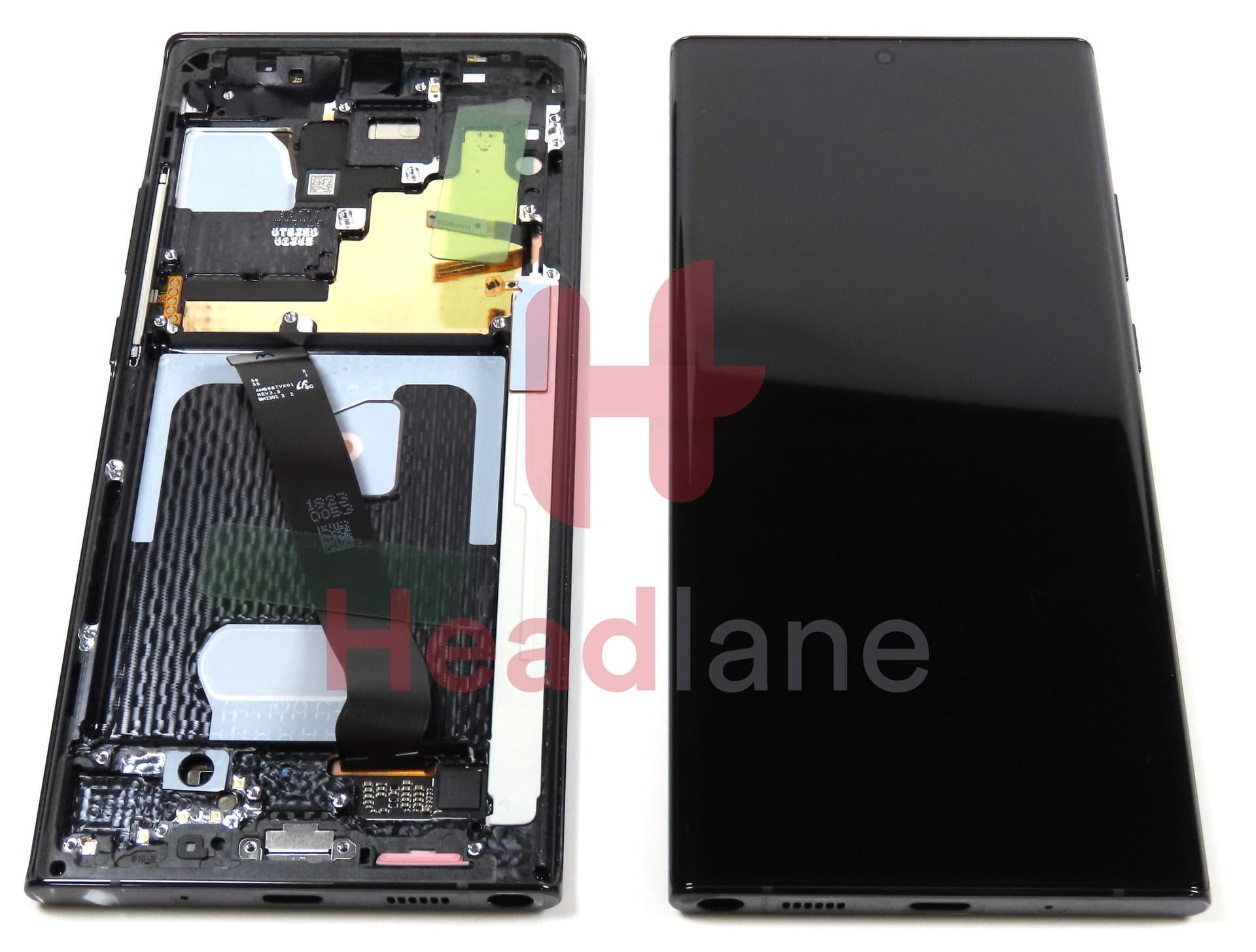 Samsung SM-N986 N985 Galaxy Note 20 Ultra 5G /4G LCD Display / Screen + Touch - Black (No Camera) - GH82-31453A