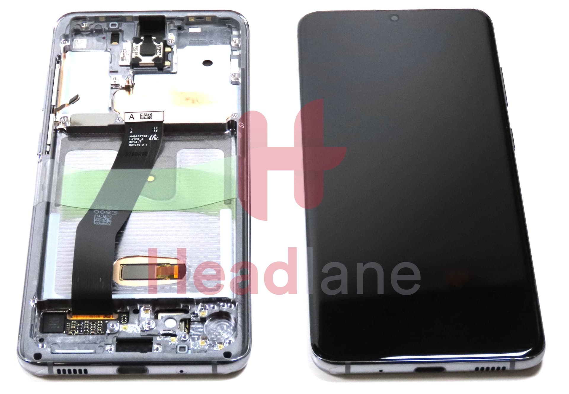 Samsung SM-G980 Galaxy S20 LCD Display / Screen + Touch - Grey (No Camera) - GH82-31434A - Samsung Replacement Part