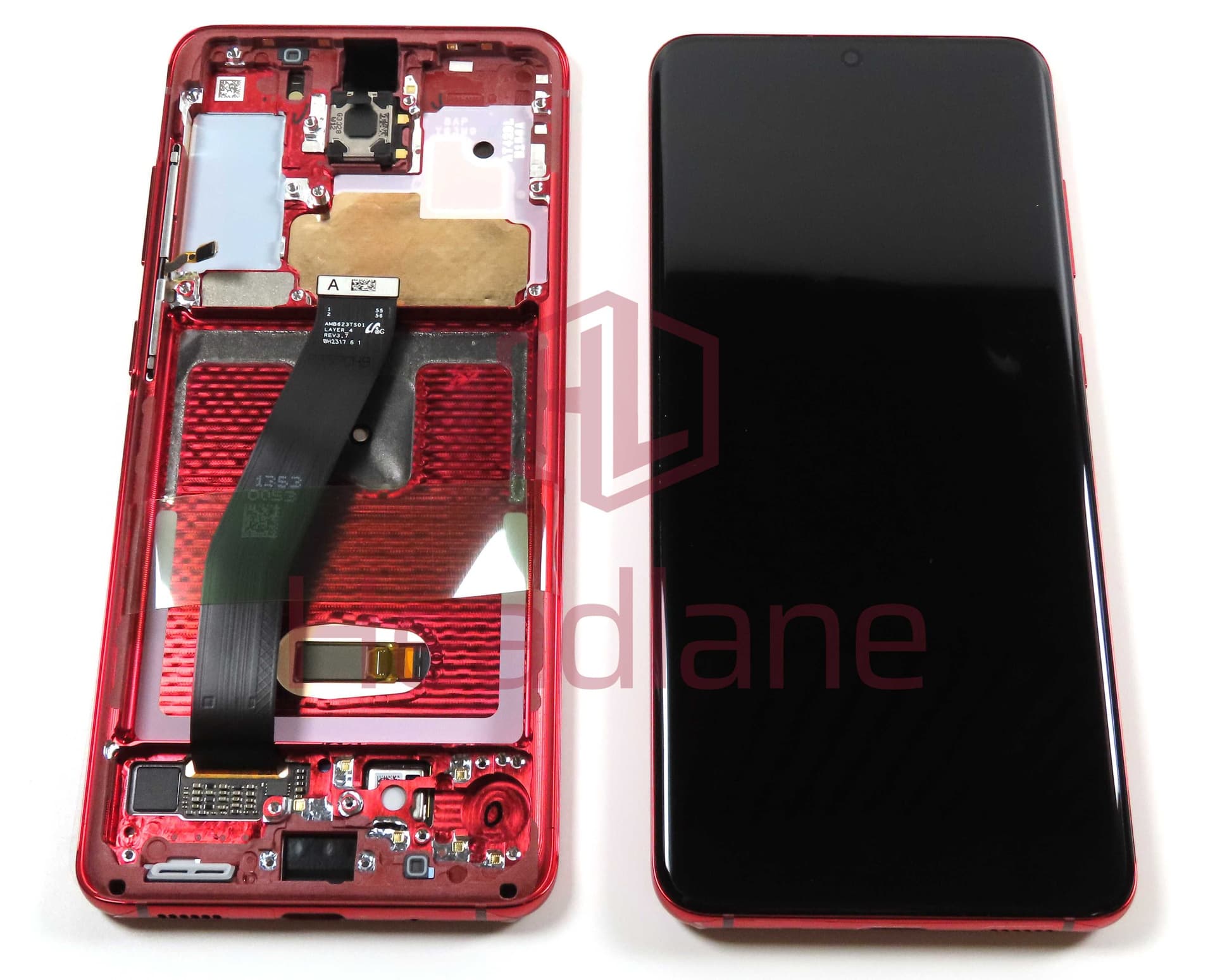 Samsung SM-G980 Galaxy S20 LCD Display / Screen + Touch - Red (No Camera) - GH82-31432E - Samsung Replacement Part
