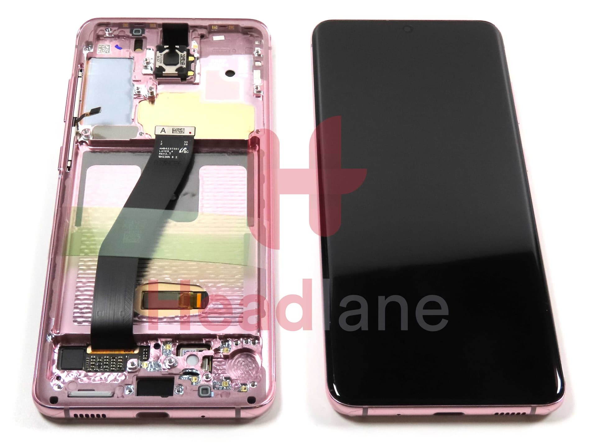 Samsung SM-G980 Galaxy S20 LCD Display / Screen + Touch - Pink (No Camera) - GH82-31432C - Samsung Replacement Part