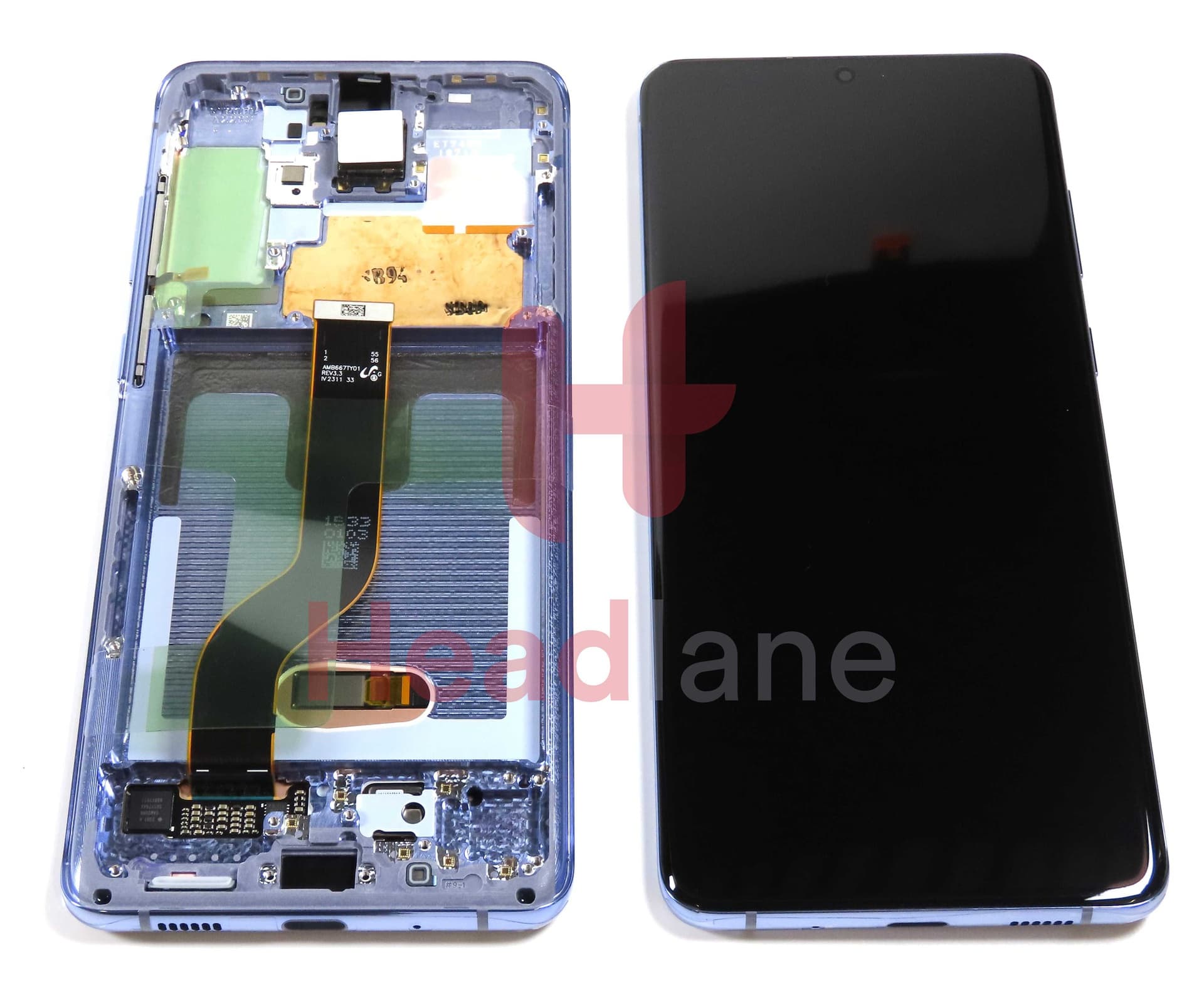 Samsung SM-G986 Galaxy S20+ / S20 Plus LCD Display / Screen + Touch - Purple (BTS Edition) (No Camera) - GH82-31441K - Samsung Replacement Part