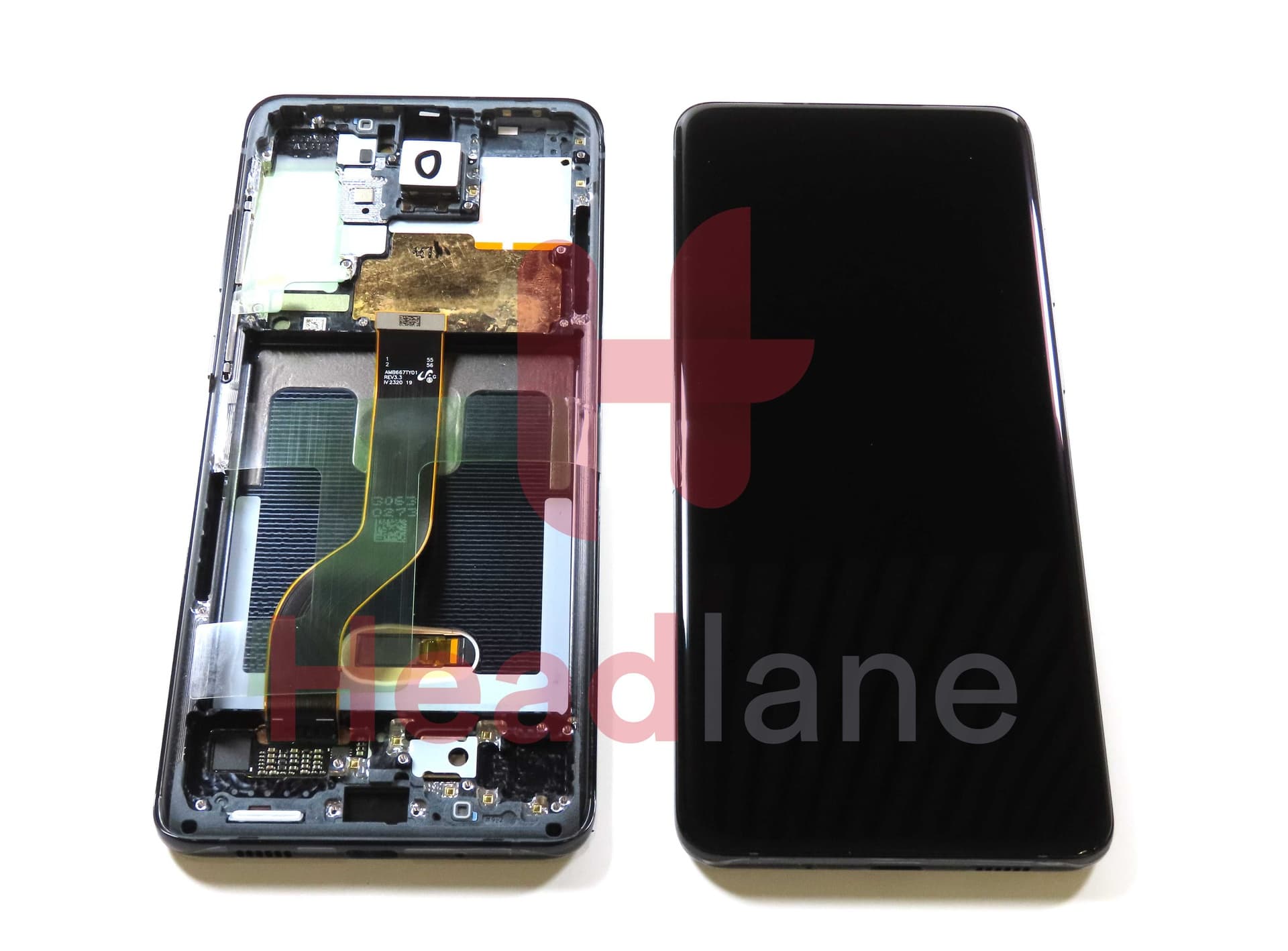 Samsung SM-G986 Galaxy S20+ / S20 Plus LCD Display / Screen + Touch - Black (No Camera) - GH82-31444A