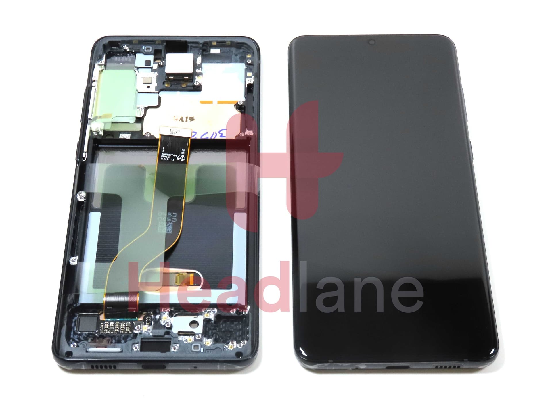 Samsung SM-G986 Galaxy S20+ / S20 Plus LCD Display / Screen + Touch - Black (No Camera) - GH82-31442A - Samsung Replacement Part
