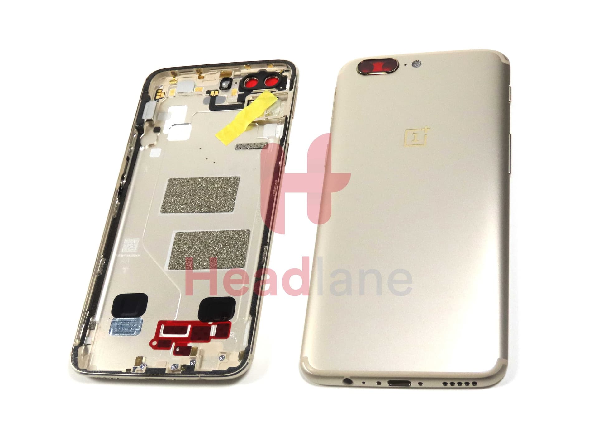 OnePlus 5 Back / Battery Cover - Gold - 4900980 - OnePlus Replacement Part