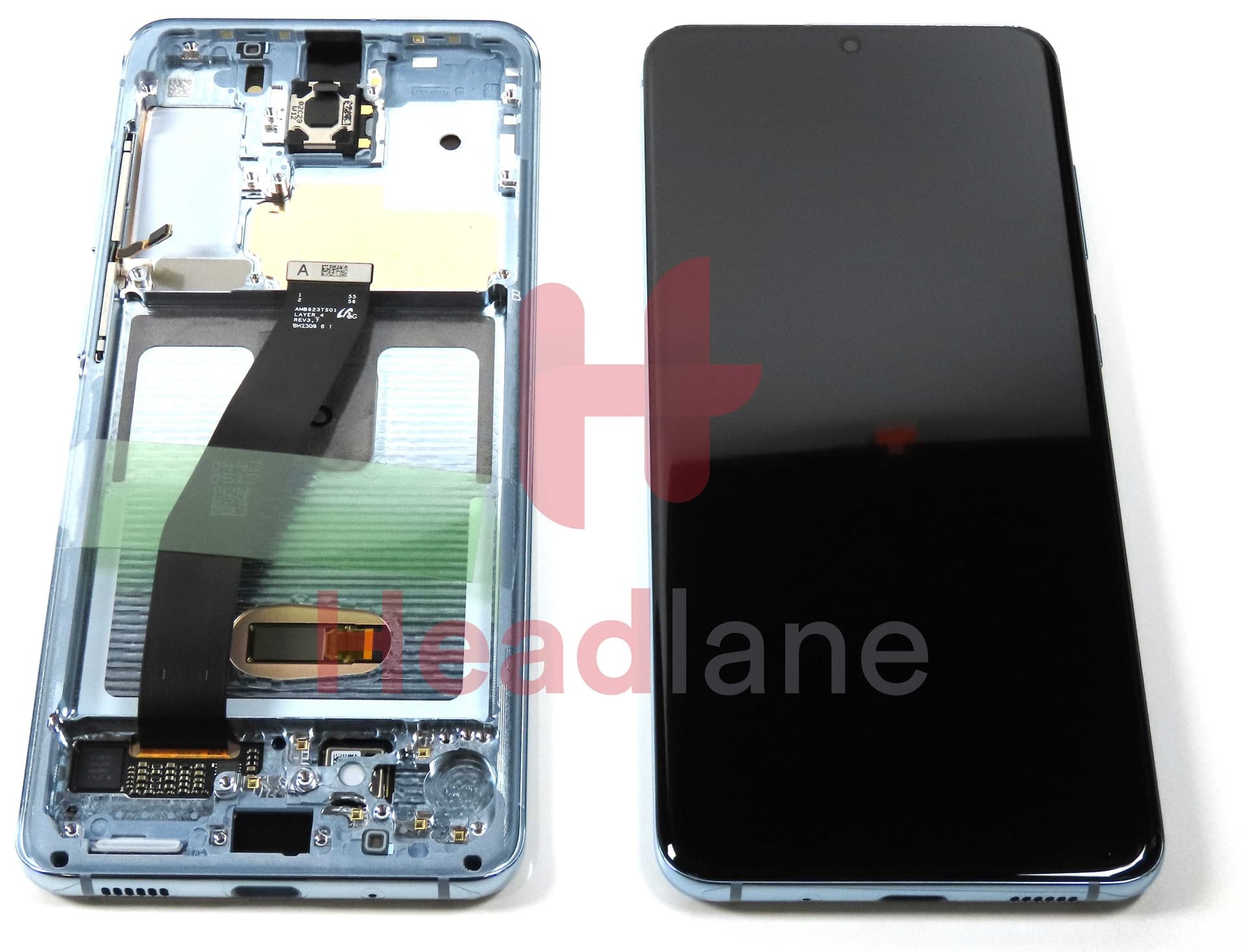 Samsung SM-G980 Galaxy S20 LCD Display / Screen + Touch - Blue (No Camera) - GH82-31433D