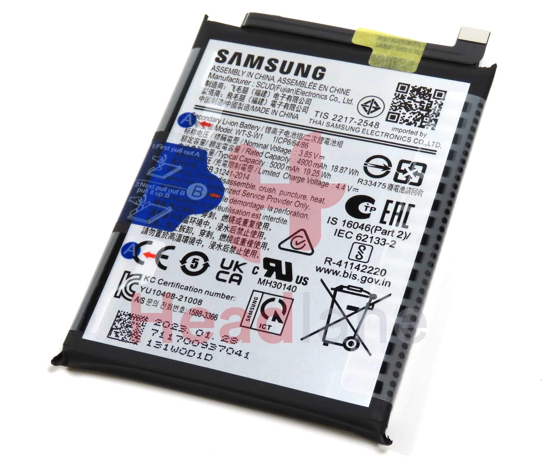 Samsung SM-A146P Galaxy A14 5G WT-S-W1 5000mAh Internal Battery - GH81-23314A - Samsung Replacement Part