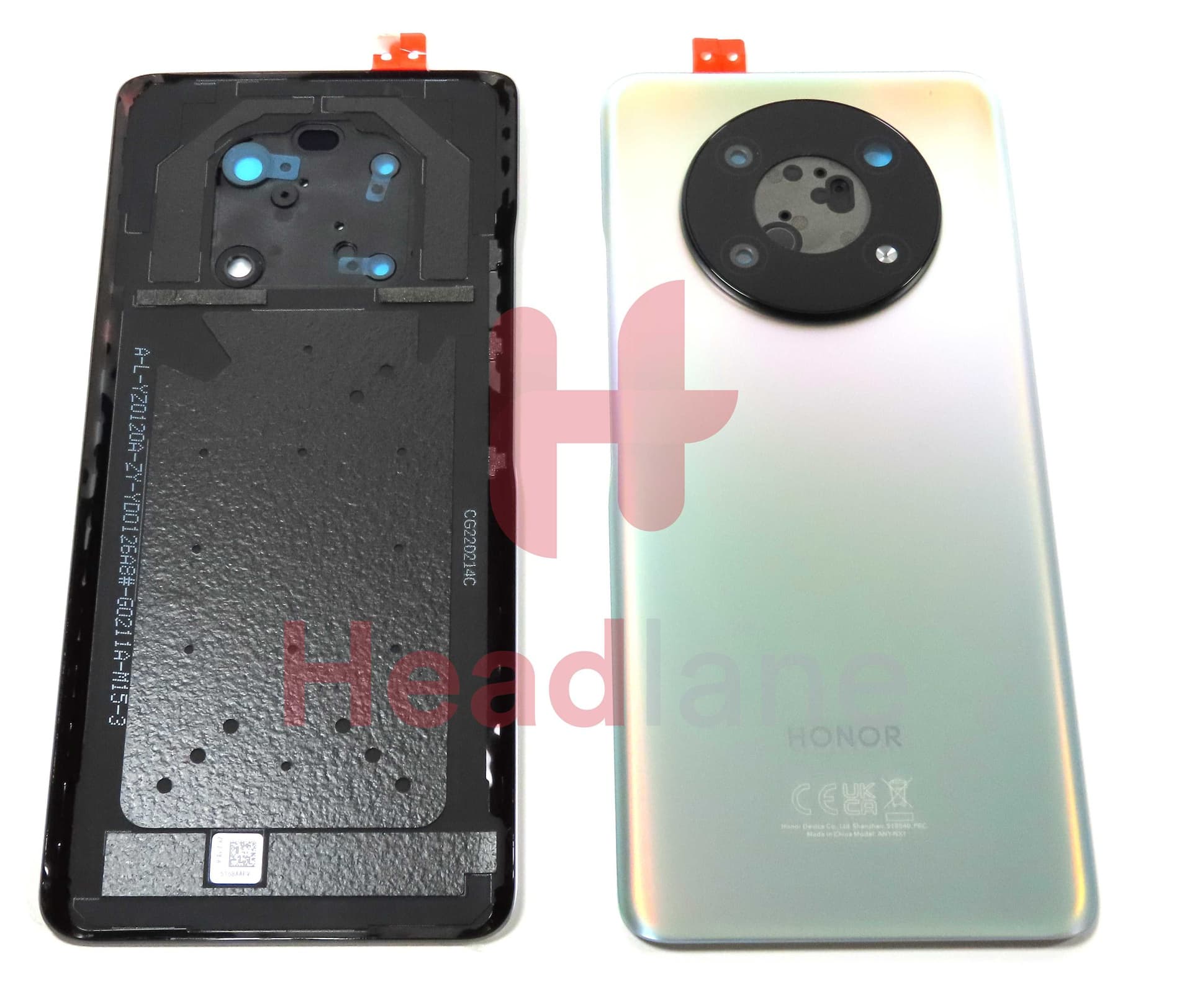 Honor Magic4 Lite Back / Battery Cover - Silver - 0235ABSQ - Honor Replacement Part