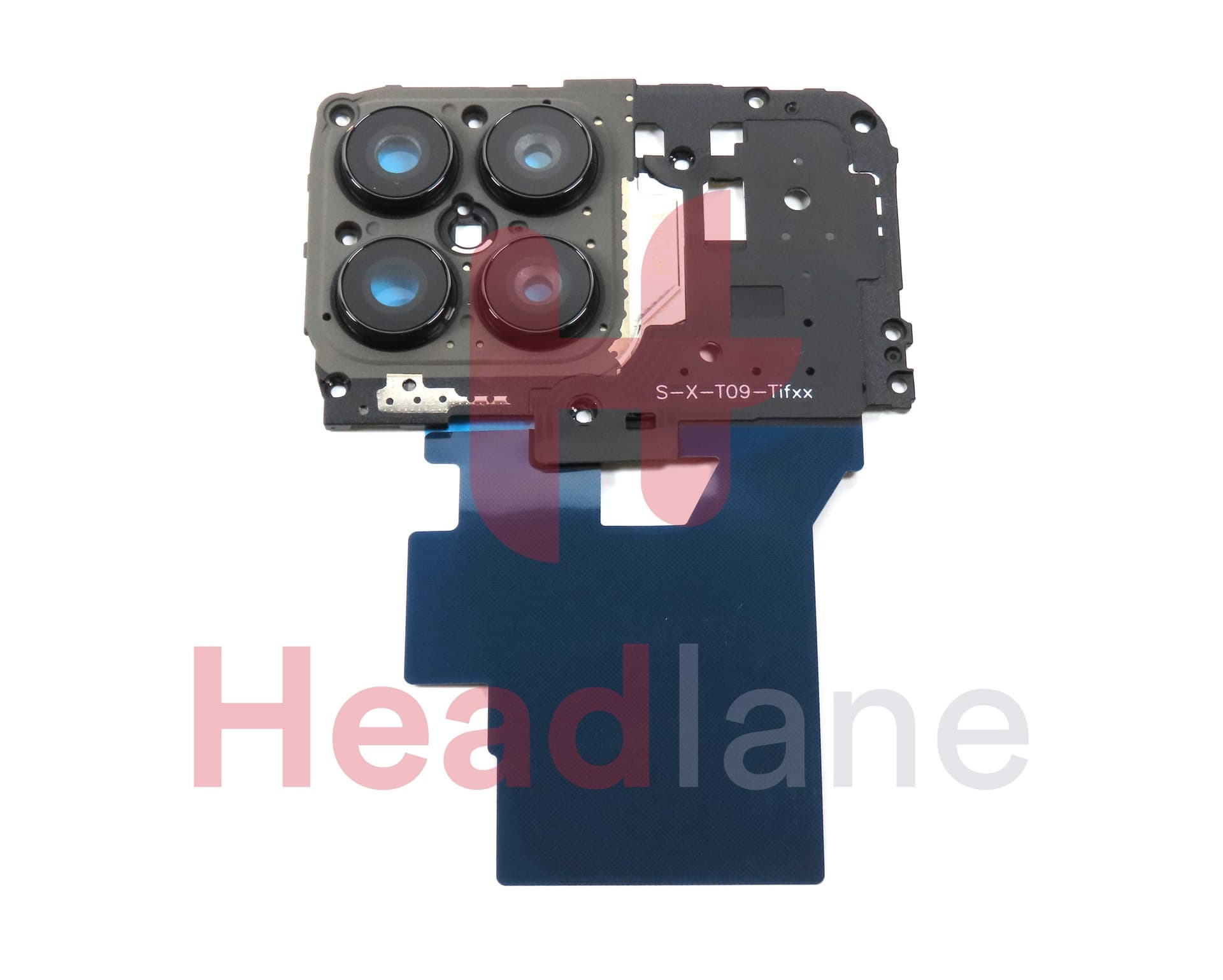 Honor X8 4G Mainboard Bracket + NFC Antenna - Black - 0235ABUN - Honor Replacement Part