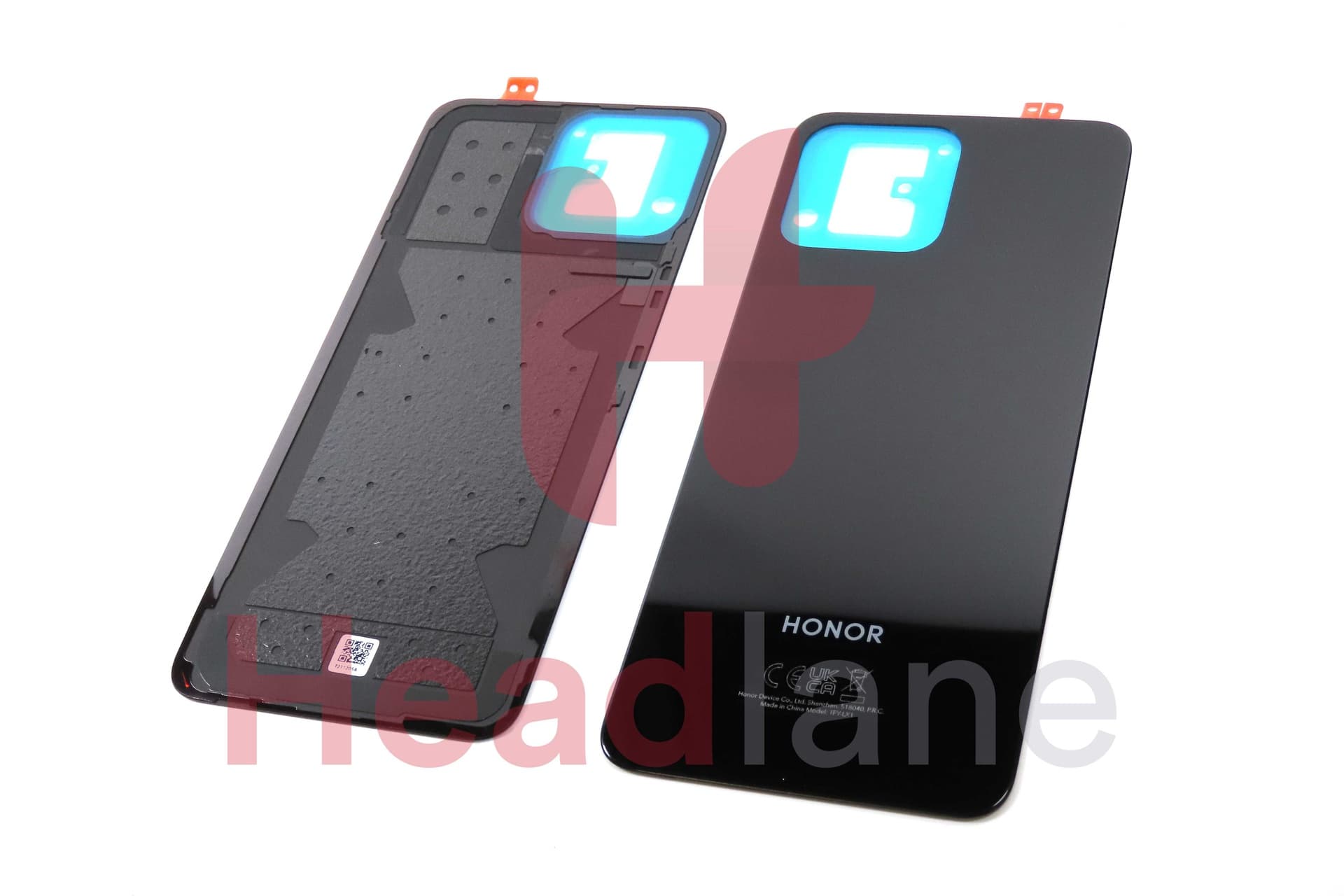Honor X8 4G Back / Battery Cover - Black - 0235ABUU - Honor Replacement Part