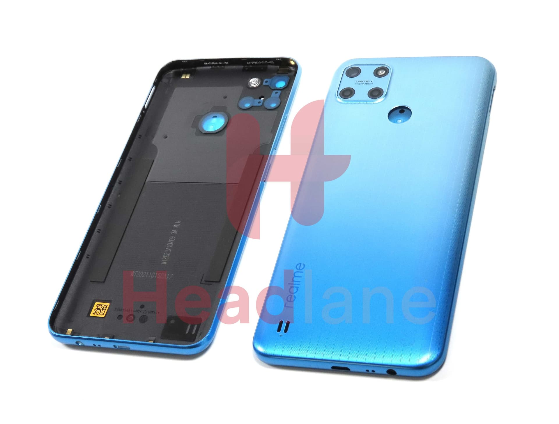 Realme RMX3265 RMX3268 RMX3269 C25Y Back / Battery Cover - Blue - 4909037 - Realme Replacement Part