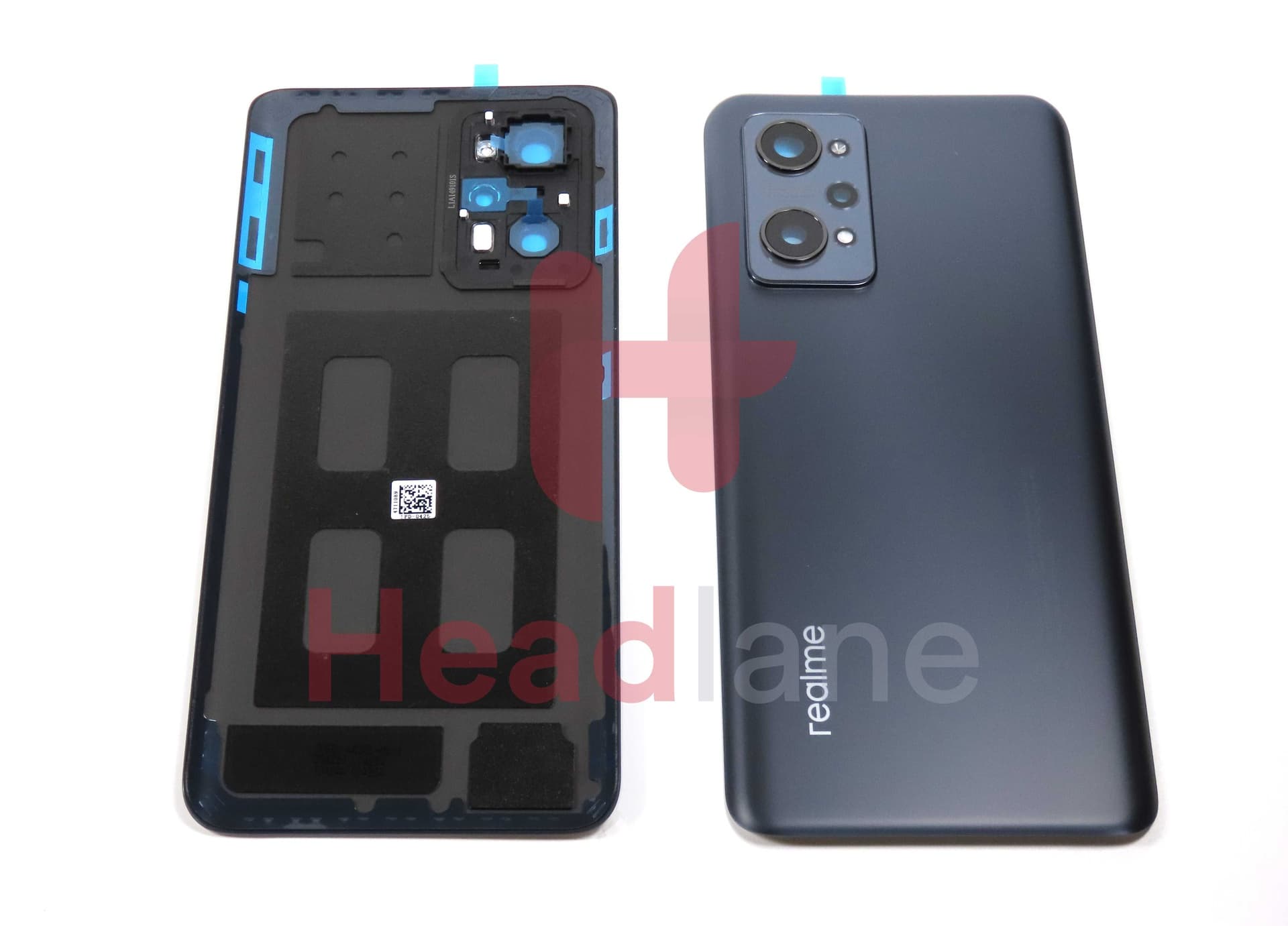 Realme RMX3372 GT Neo 3T Back / Battery Cover - Black - 4150202 - Realme Replacement Part