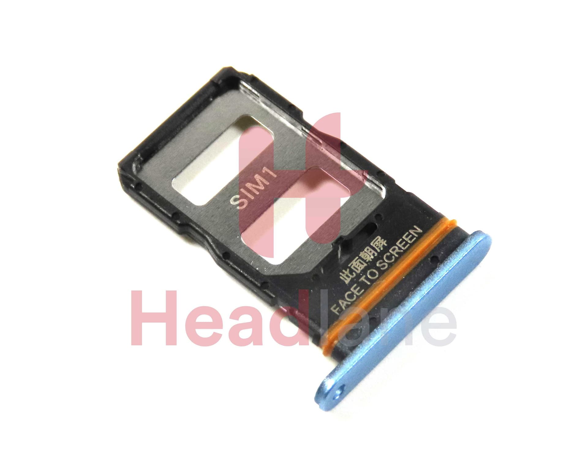 Xiaomi Poco X5 Pro 5G SIM Card Tray - Blue - 1611701000243A - Xiaomi Replacement Part