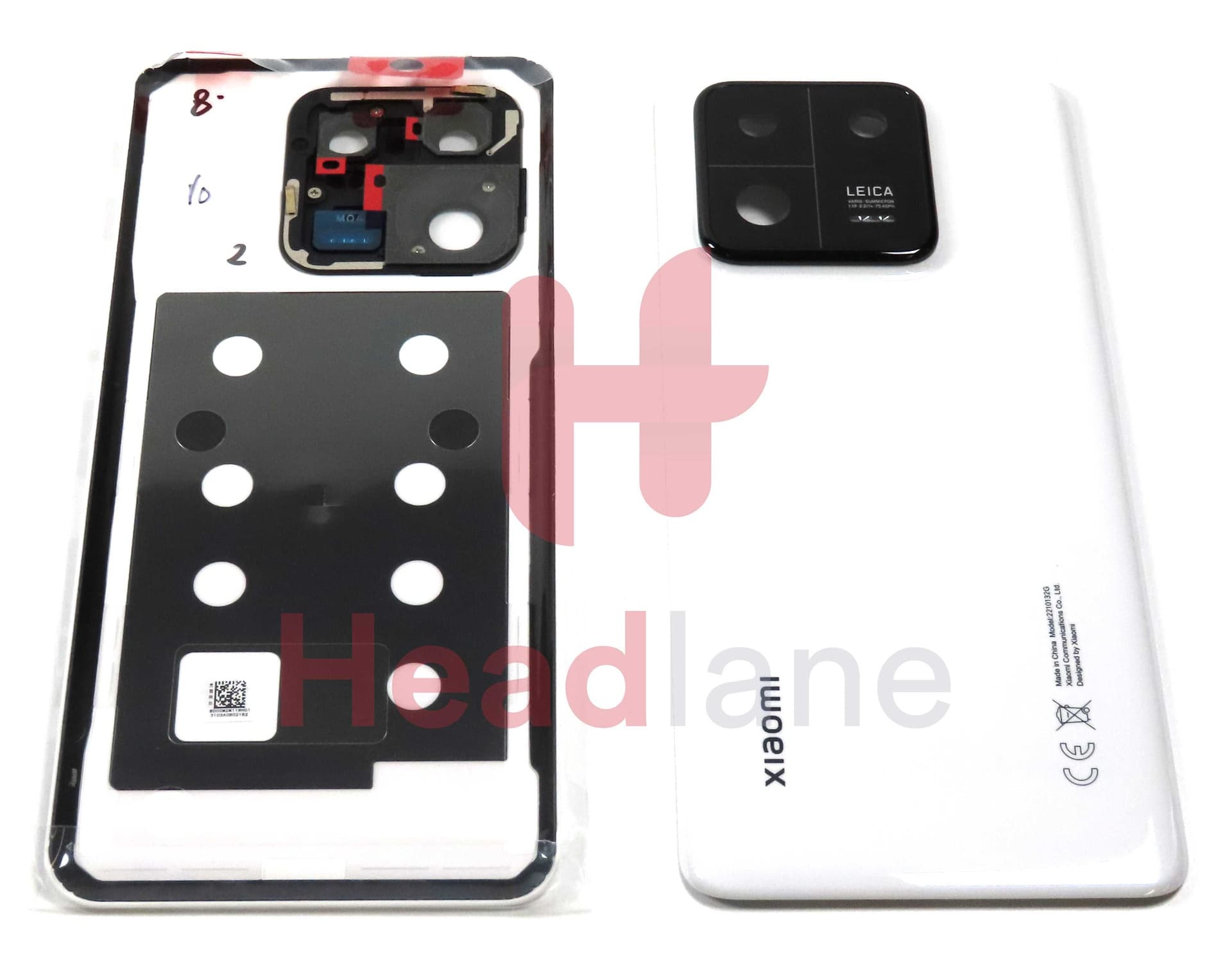 Xiaomi 13 Pro Back / Battery Cover - White - 56001900M200 - Xiaomi Replacement Part