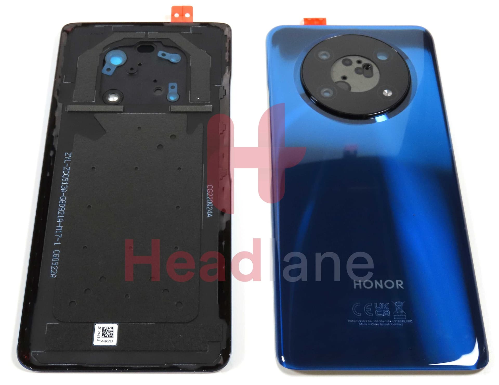 Honor Magic4 Lite Back / Battery Cover - Blue - 0235ABSR - Honor Replacement Part