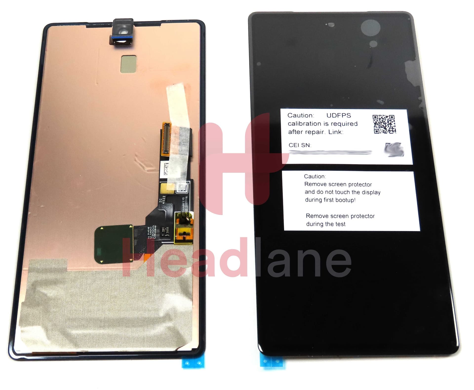 Google Pixel 7a LCD Display / Screen + Touch - G949-00364-00 - Google Replacement Part