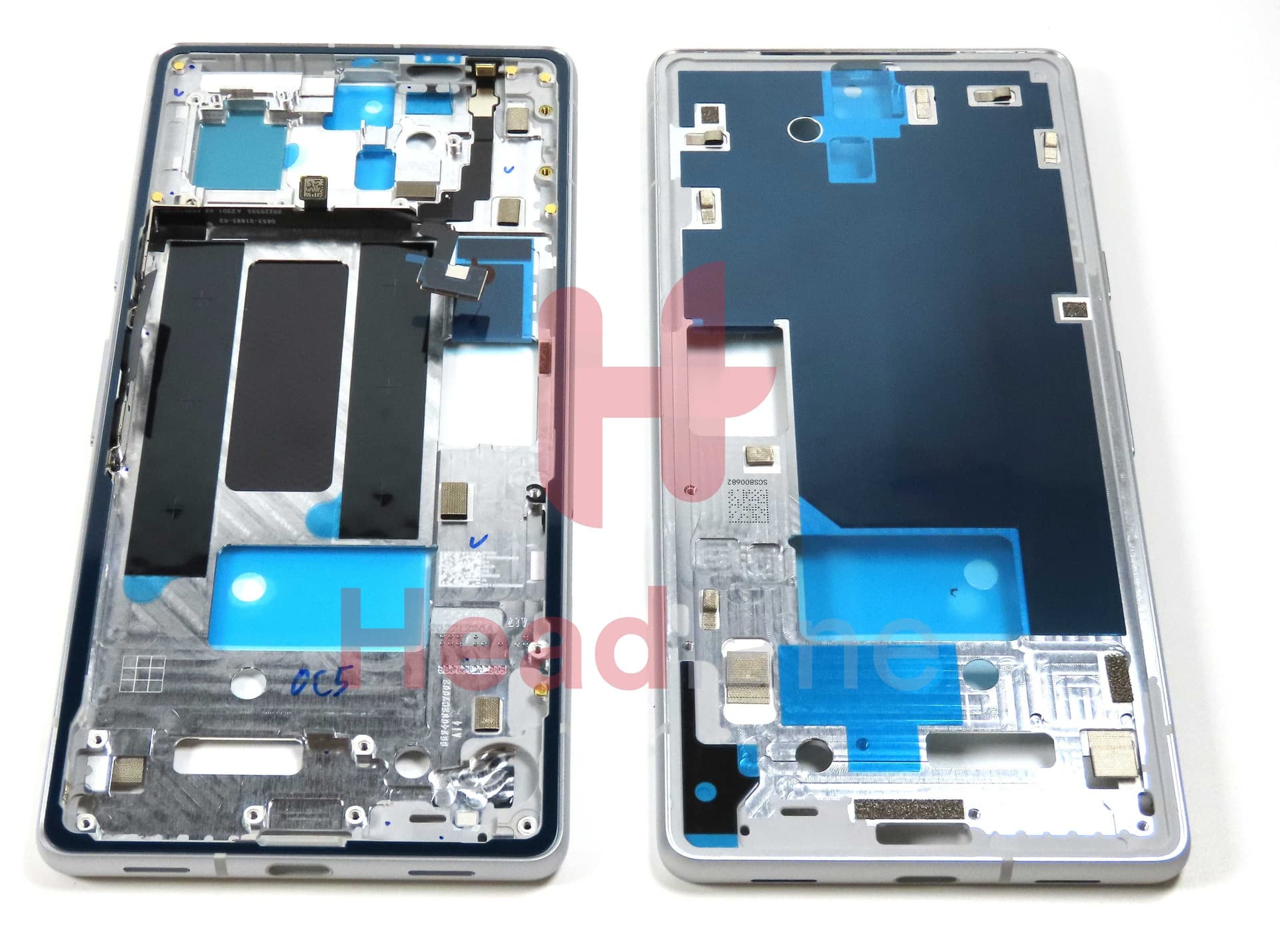 Google Pixel 7a Middle Cover / Chassis - Snow - G949-00370-00 - Google Replacement Part