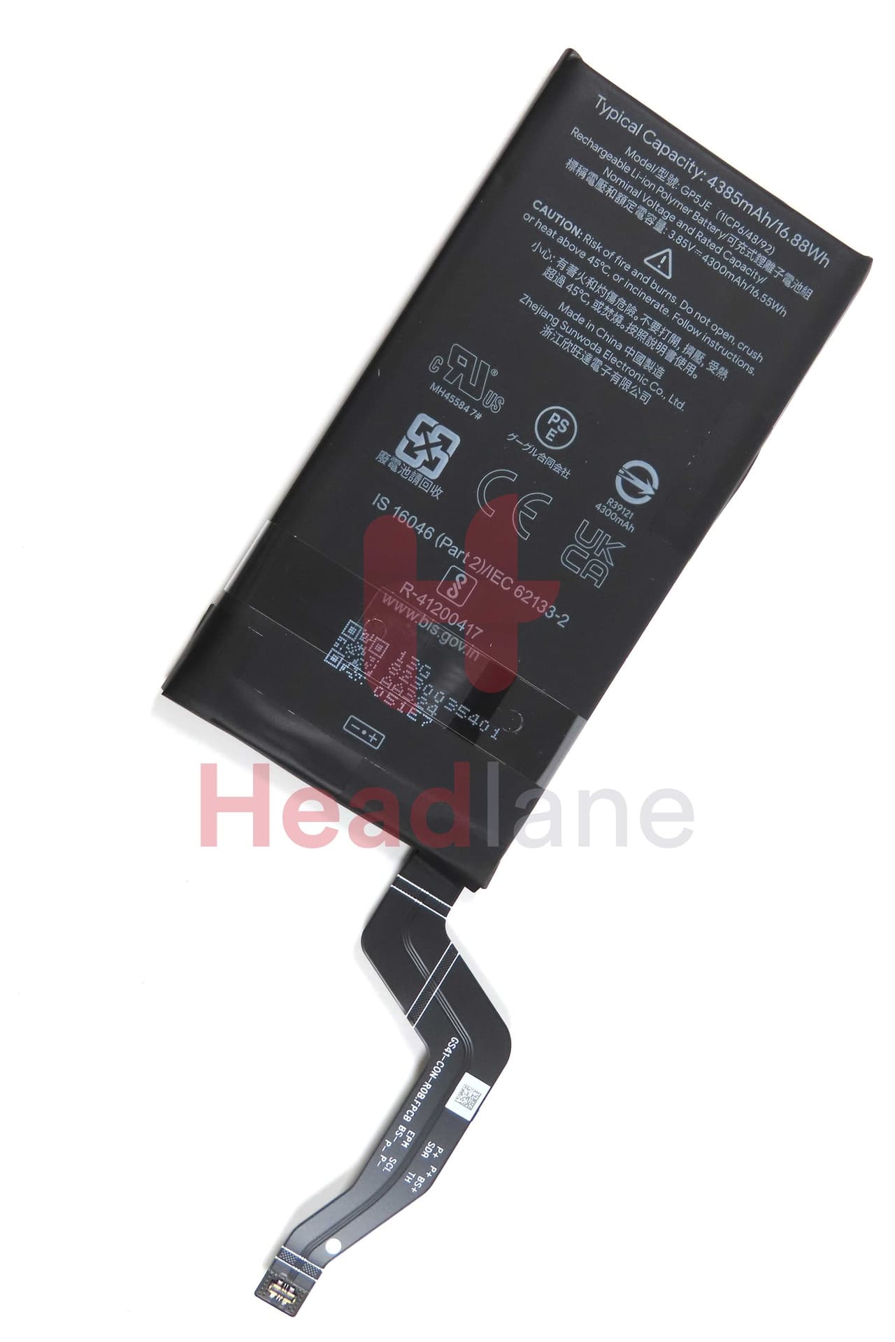 Google Pixel 7a 4300mAh GP5JE Internal Battery - G949-00398-00 - Google Replacement Part