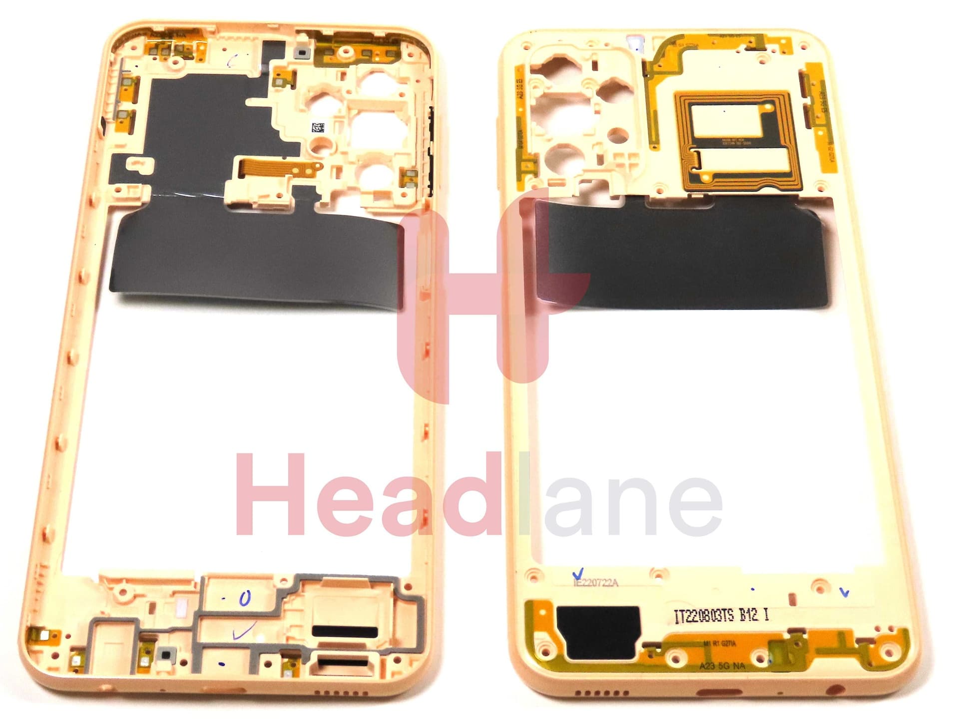 Samsung SM-A236 Galaxy A23 5G Middle Cover / Chassis - Orange - GH98-47823D - Samsung Replacement Part