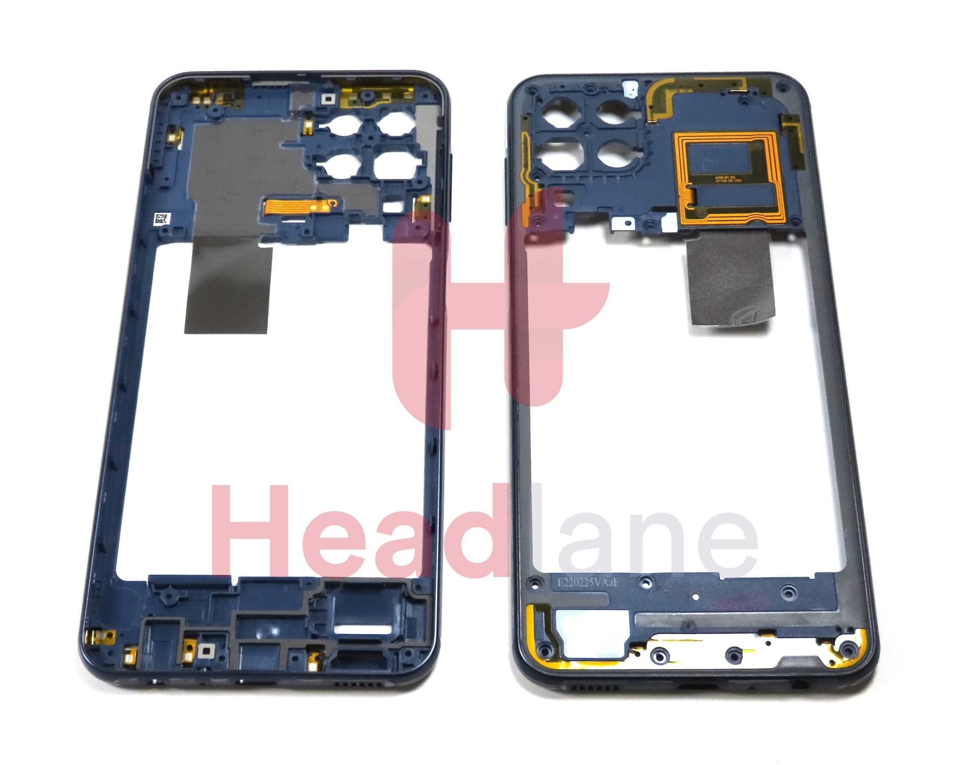 Samsung SM-M336 Galaxy M33 5G Middle Cover / Chassis - Blue - GH98-47410A - Samsung Replacement Part