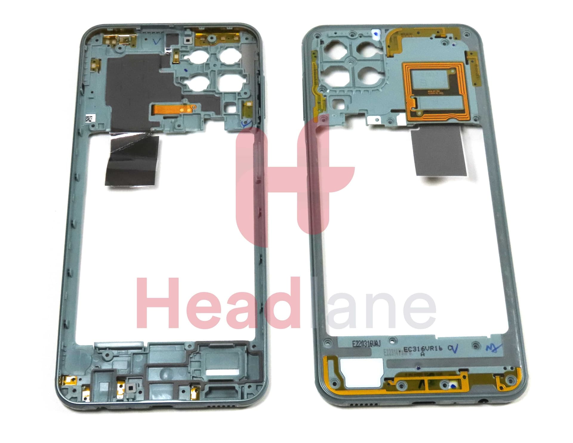 Samsung SM-M336 Galaxy M33 5G Middle Cover / Chassis - Green - GH98-47410C - Samsung Replacement Part