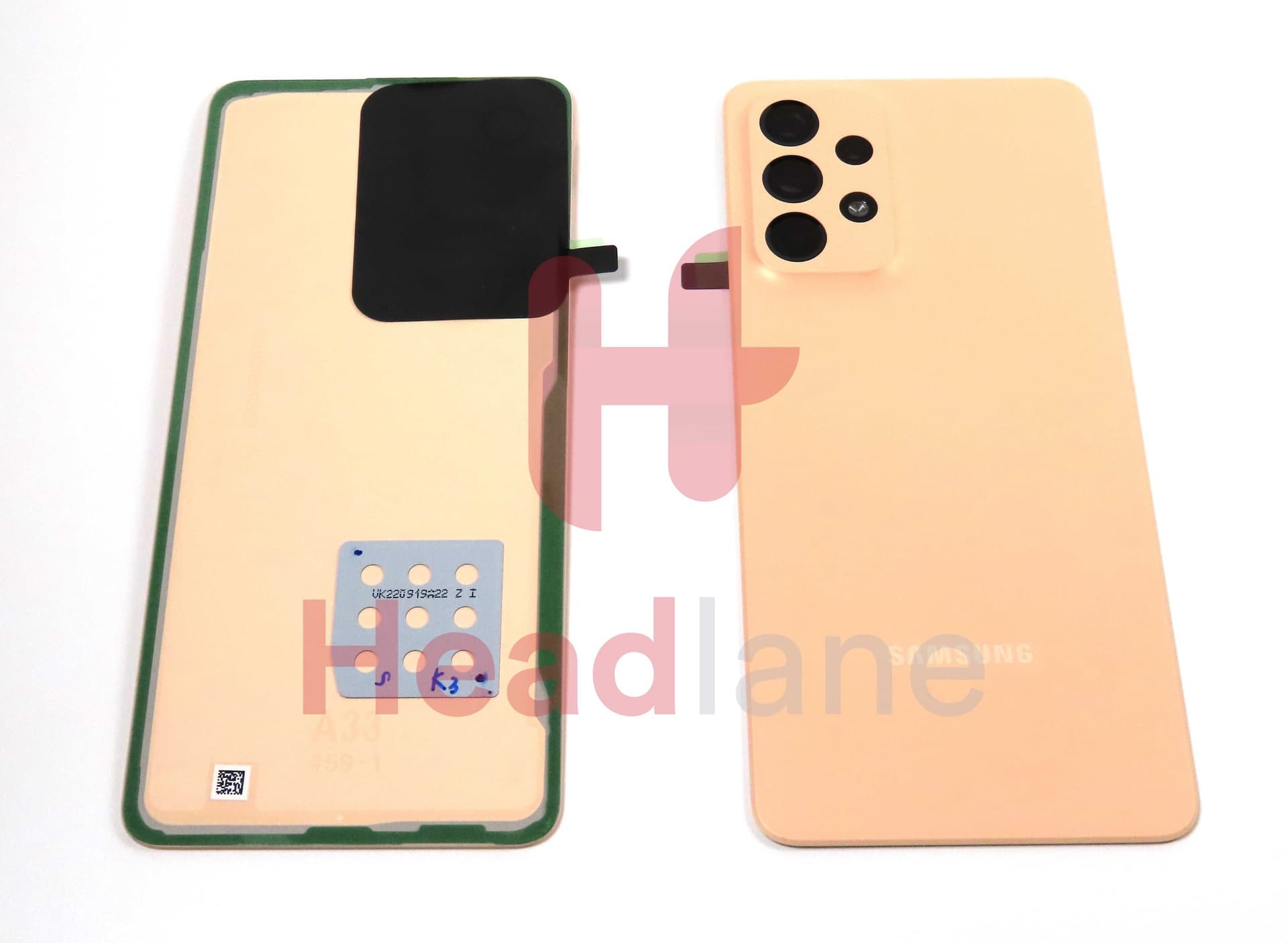 Samsung SM-A336 Galaxy A33 5G Back / Battery Cover - Peach - GH98-47326D
