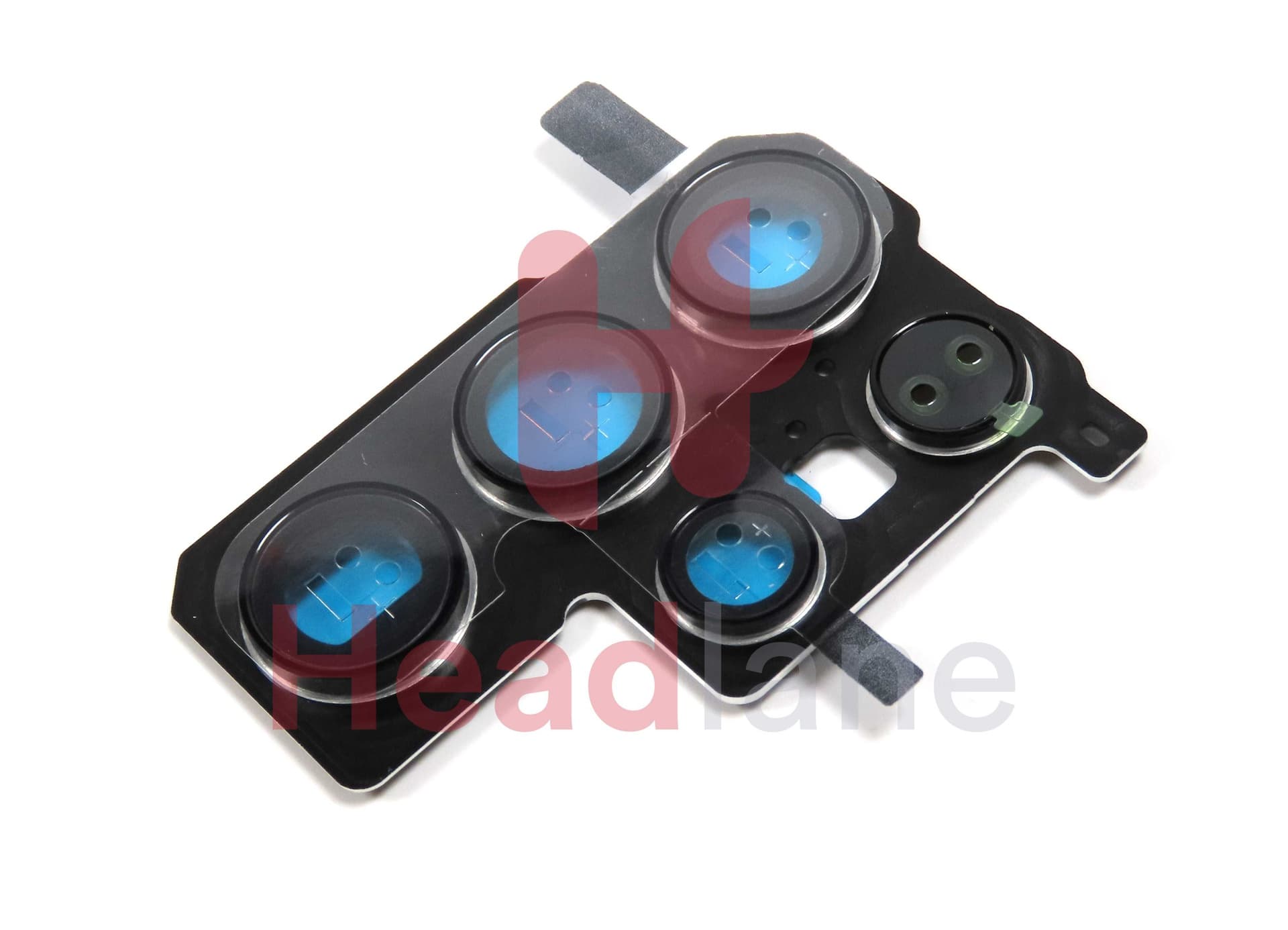 Samsung SM-S908 Galaxy S22 Ultra Camera Decoration / Frame - White / Sky Blue - GH98-47127C - Samsung Replacement Part