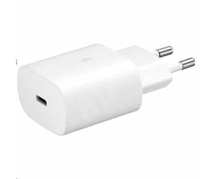 Samsung EP-TA800 USB-C 25W 2 Pin EU Charger Head - White (Bulk) - GP-PTU021SOAWQ - Samsung Replacement Part