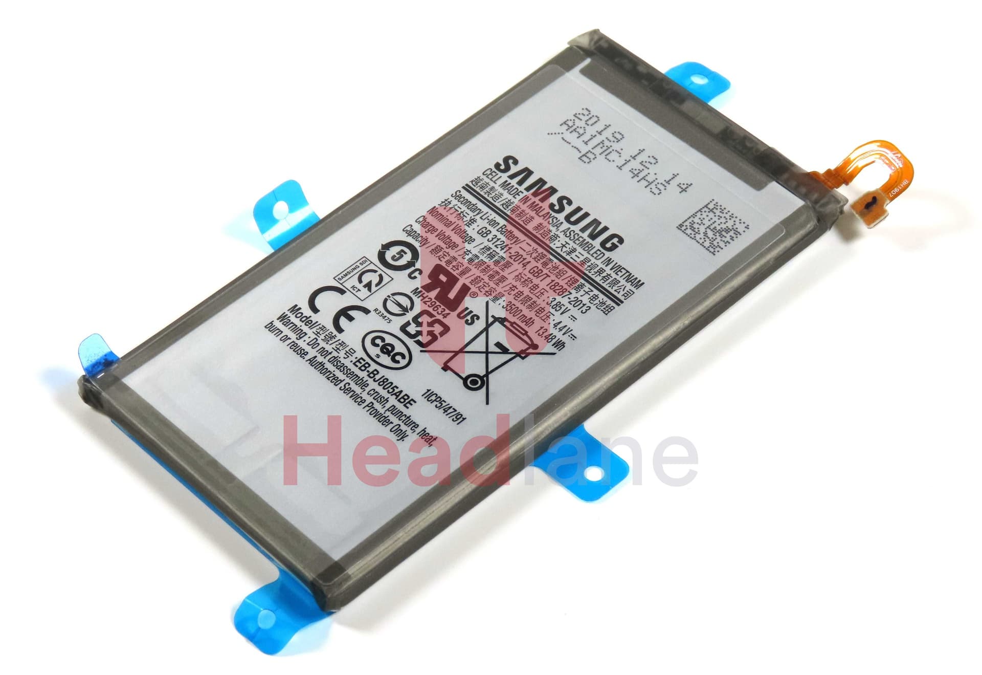 Samsung SM-A605 Galaxy A6+ (2018) EB-BJ805ABE Battery (No Box / Service Pack) - GH82-16480A-NB - Samsung Replacement Part